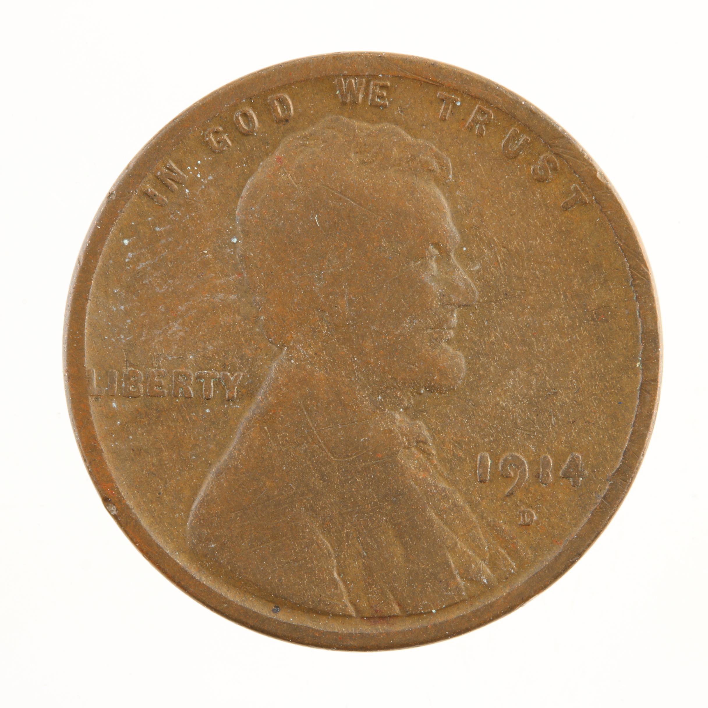 Key Date 1914-D Lincoln Wheat Cent