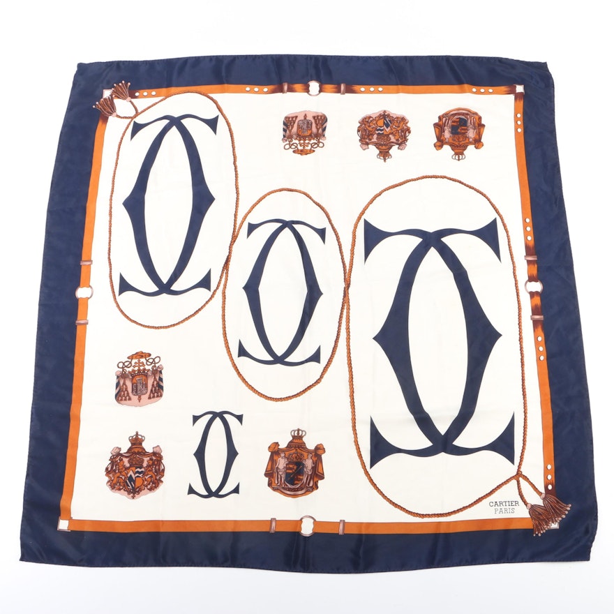 Cartier Paris Silk Scarf