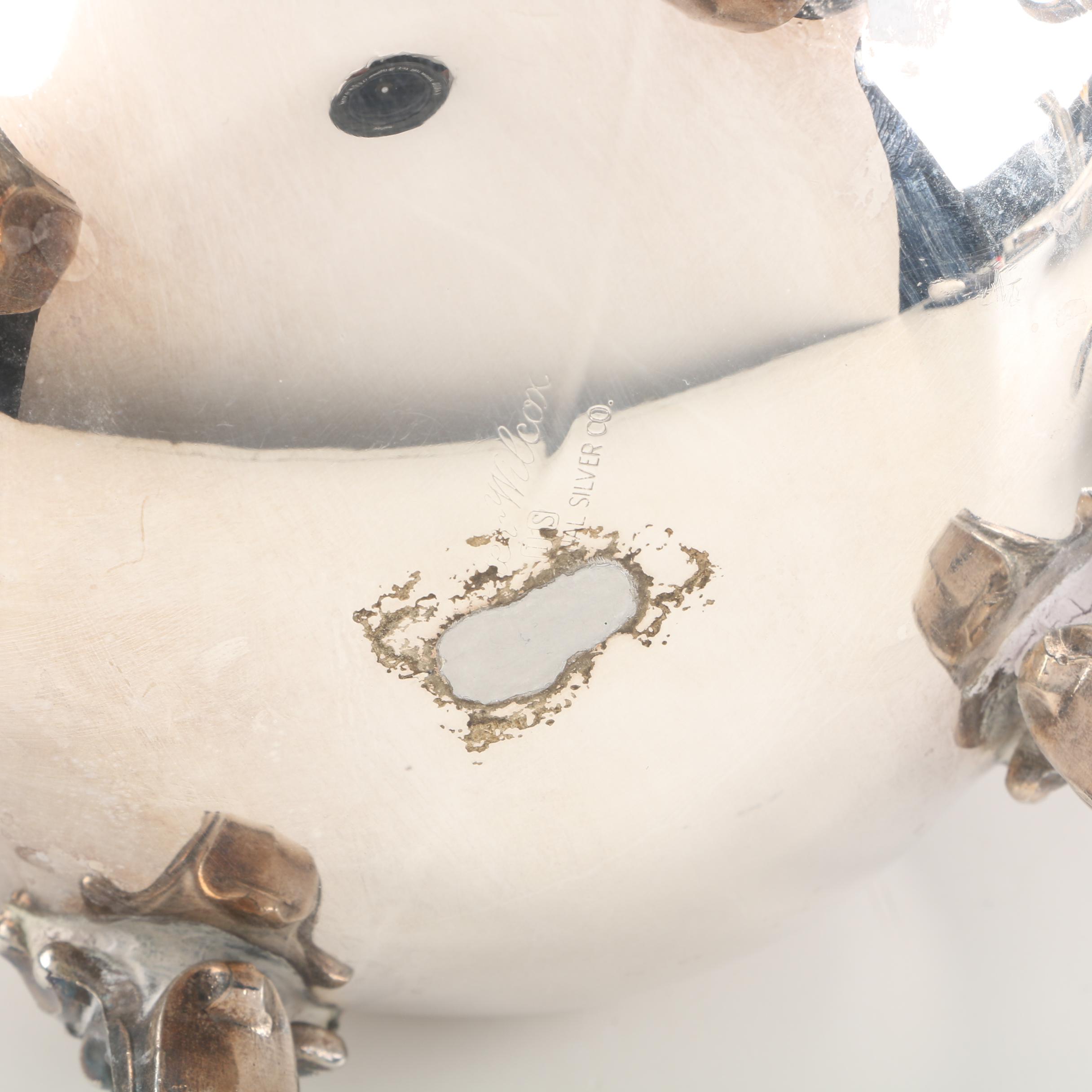 Vintage Webster-Wilcox Silver Plate Tea and Coffee Service Set