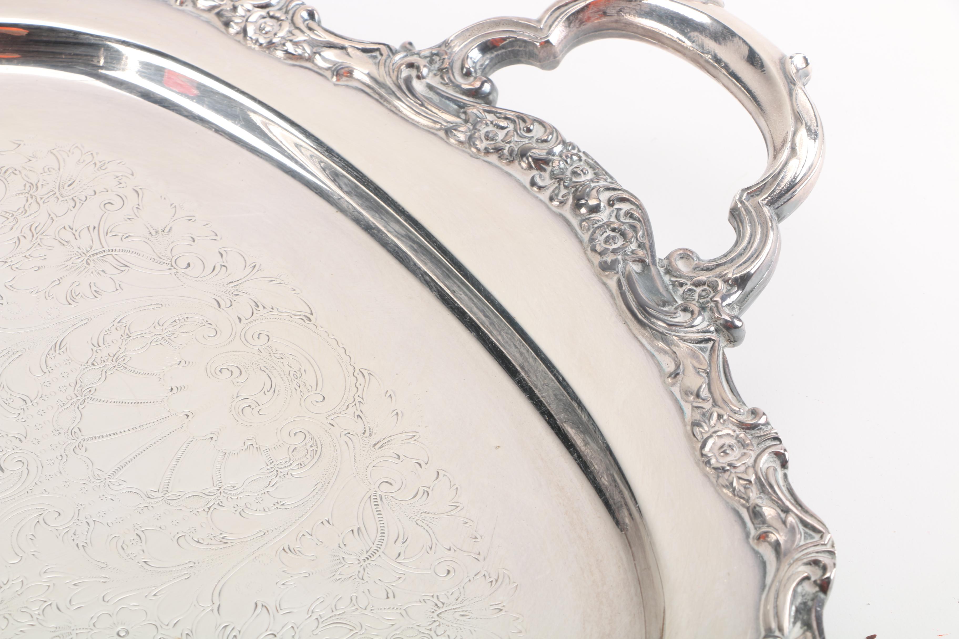 Vintage Webster-Wilcox Silver Plate Tea and Coffee Service Set