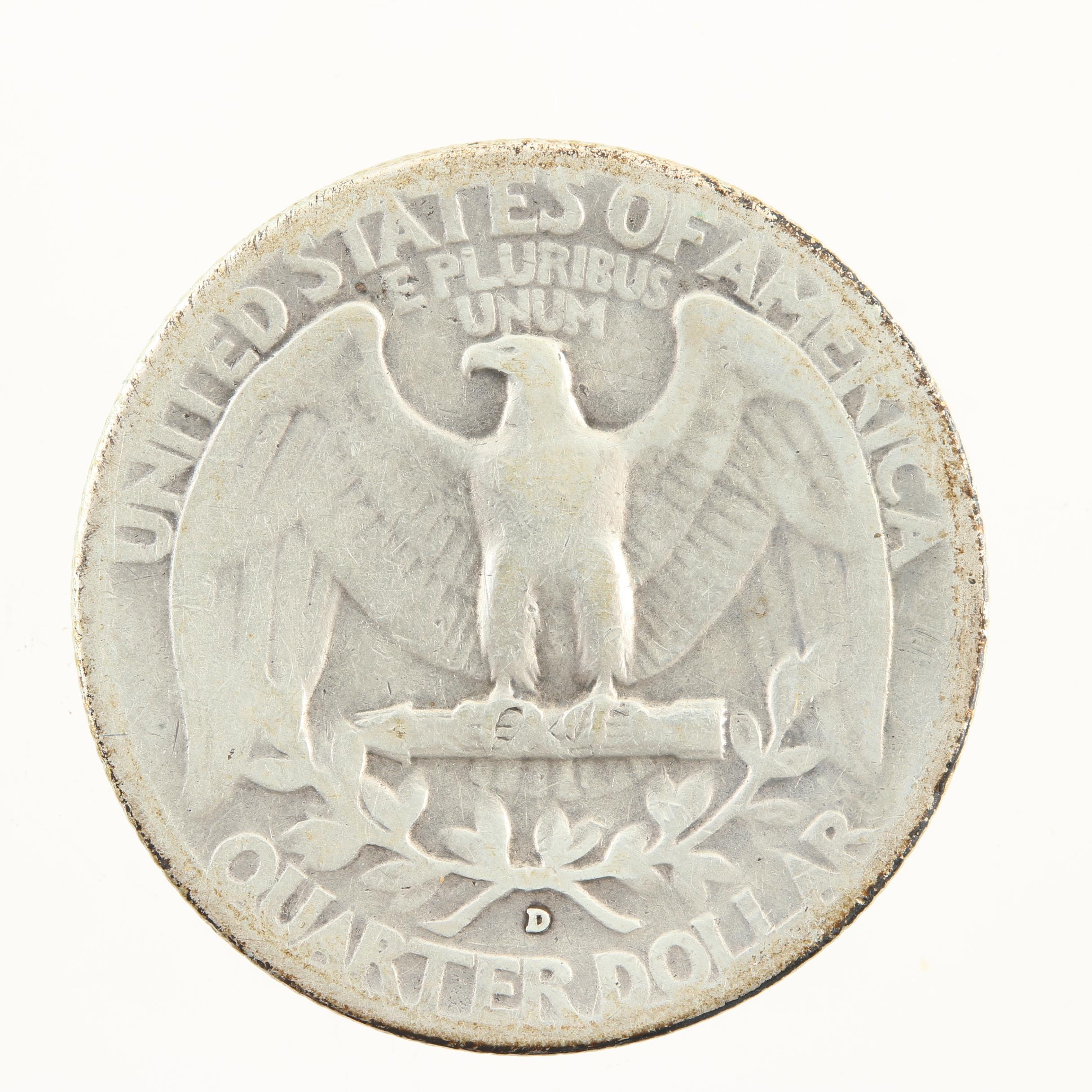 Better Dates 1939-D and 1939-S Washington Silver Quarters