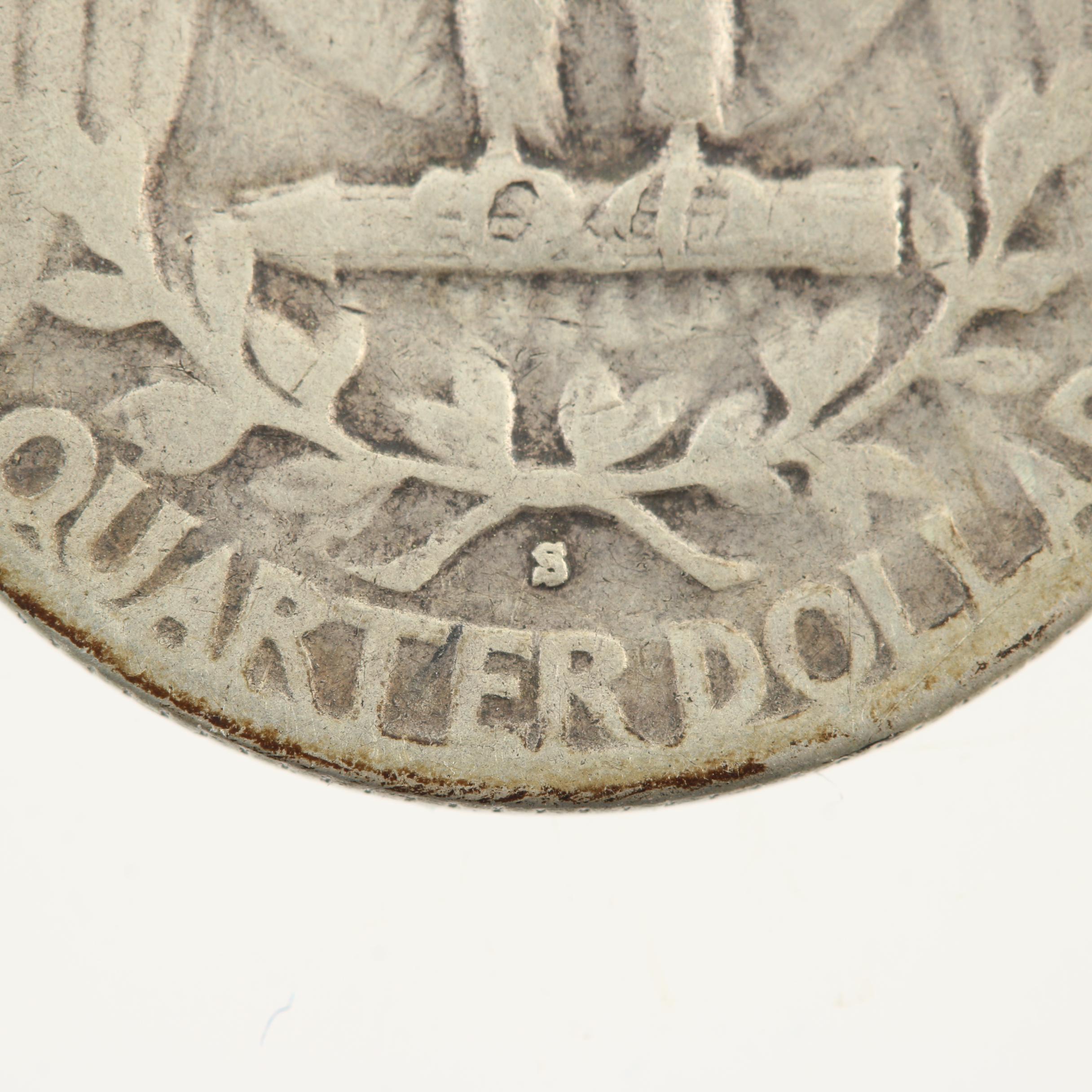 Better Dates 1939-D and 1939-S Washington Silver Quarters