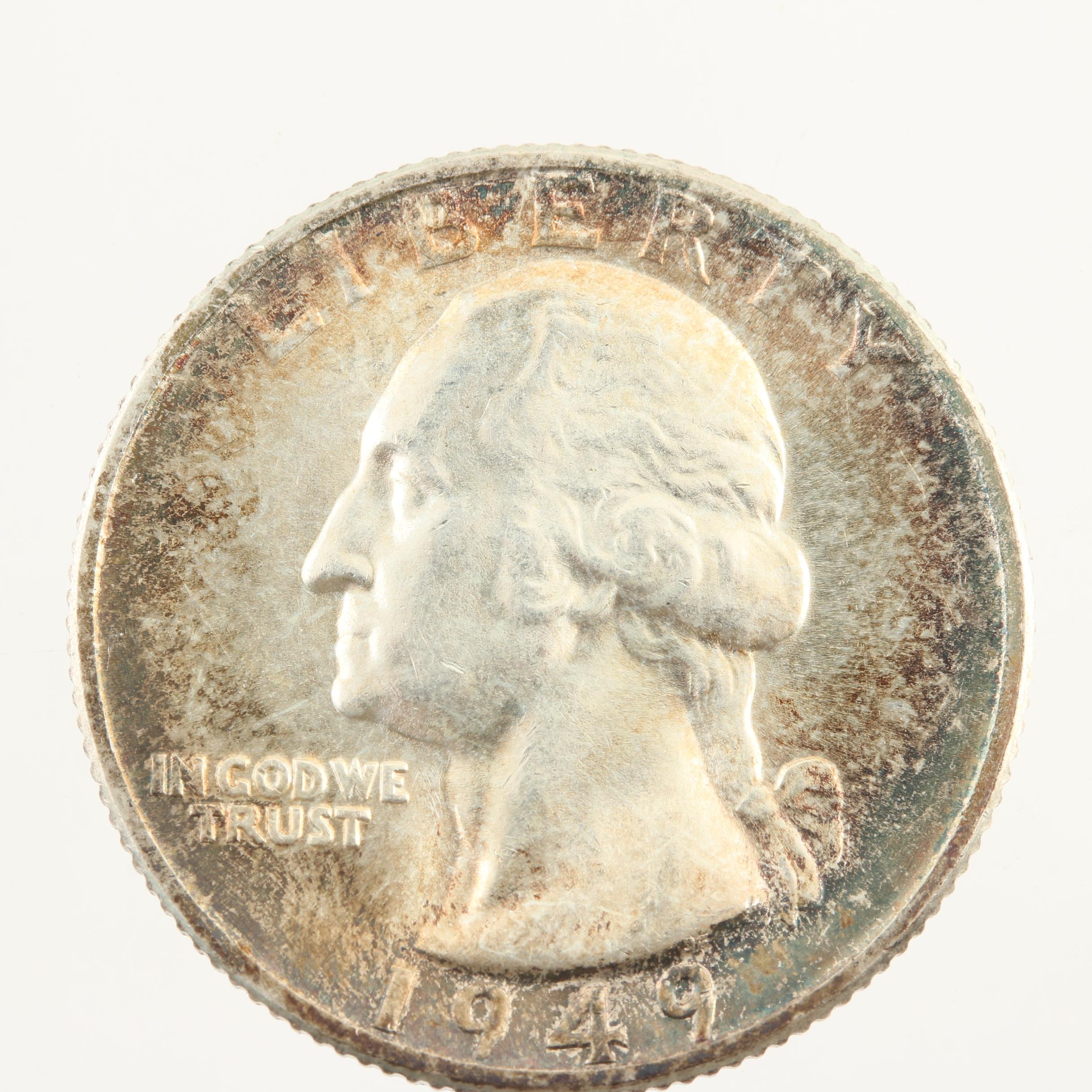 Better Dates 1942-S and 1949 Washington Silver Quarters