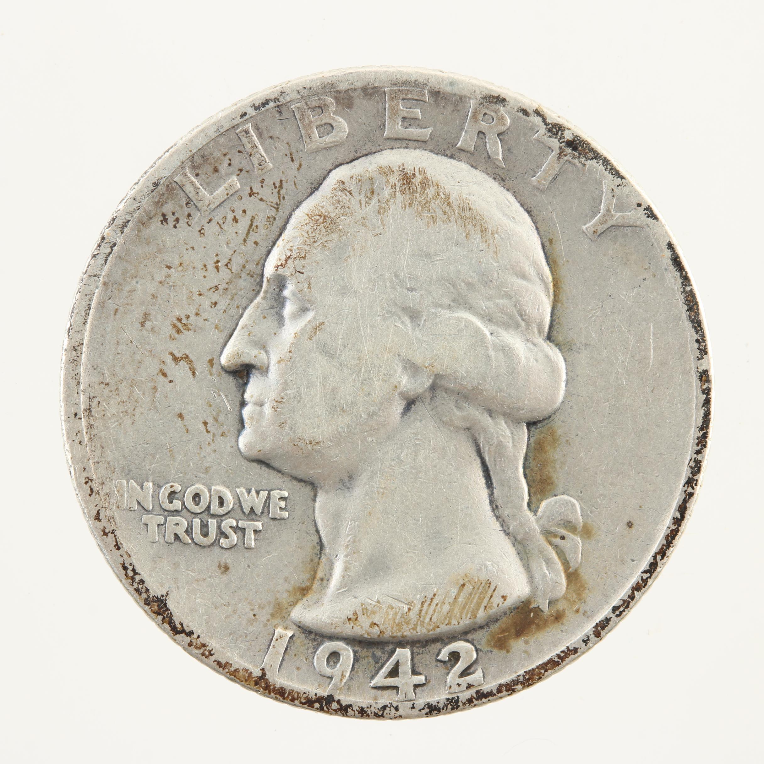 Better Dates 1942-S and 1949 Washington Silver Quarters