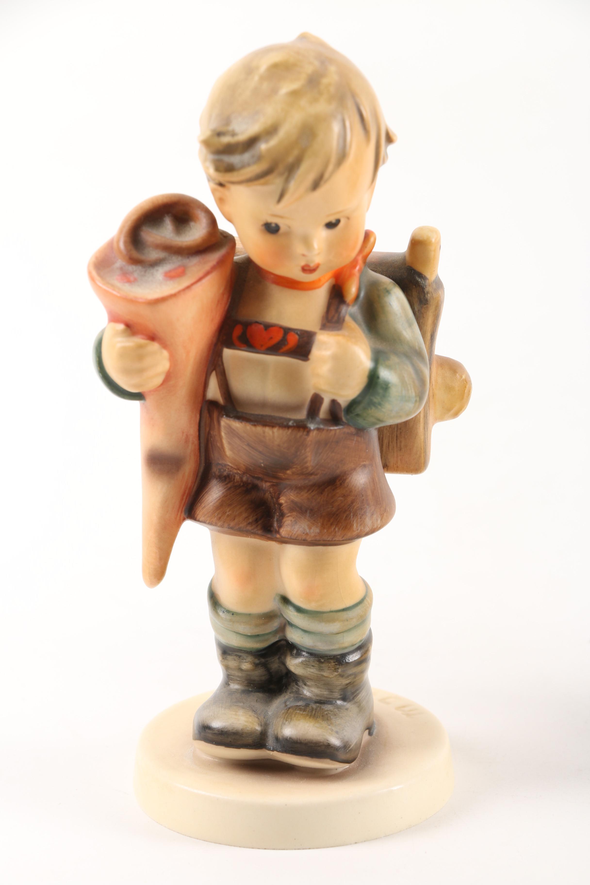 Vintage Hummel "Confidentially", "Strolling Along", "Little Scholar" Figurines