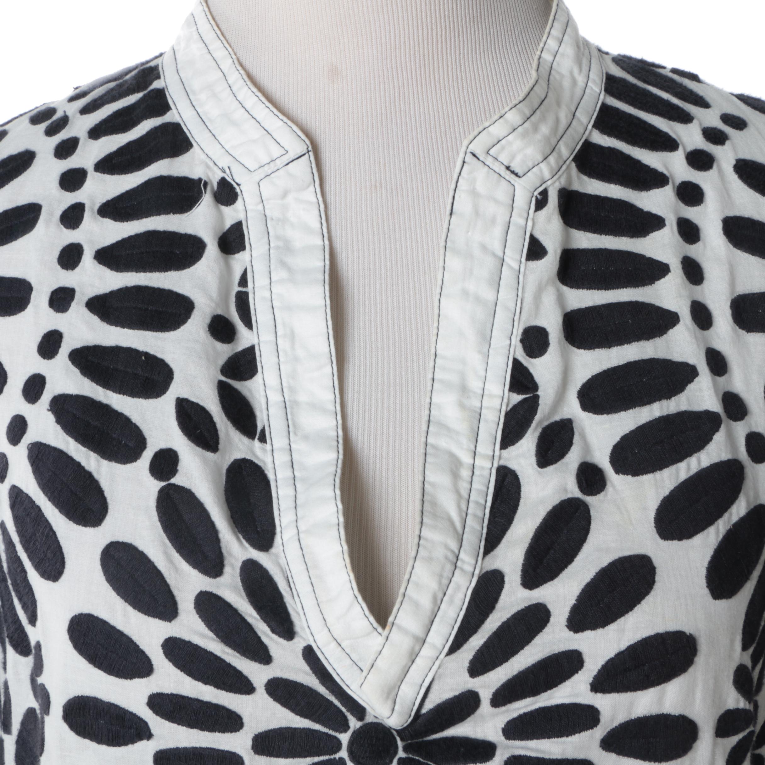 Women's Tory Burch Embroidered Cotton Tunics