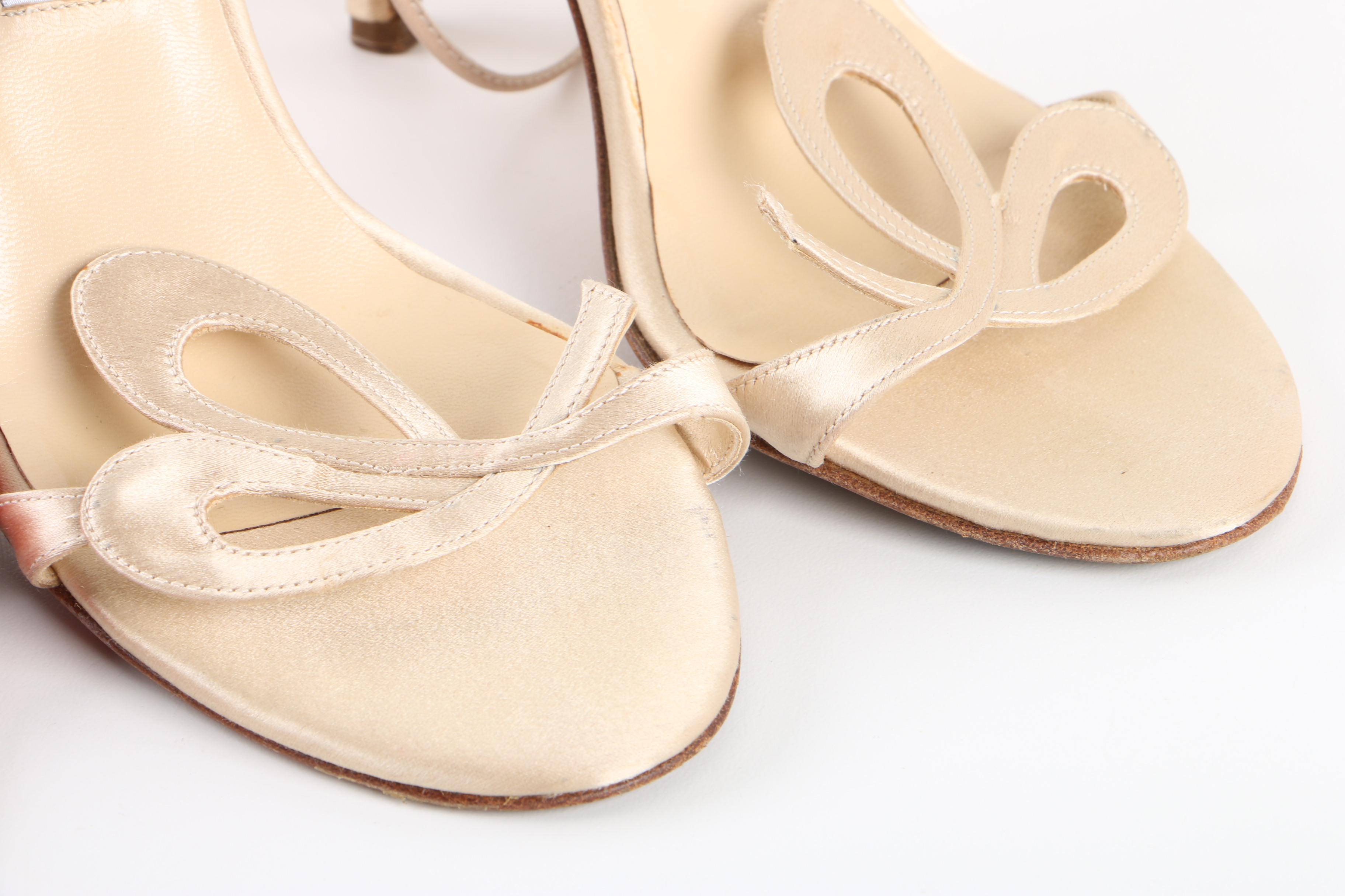 Women's Leather Sandals Including Prada, Jimmy Choo and Manolo Blahnik