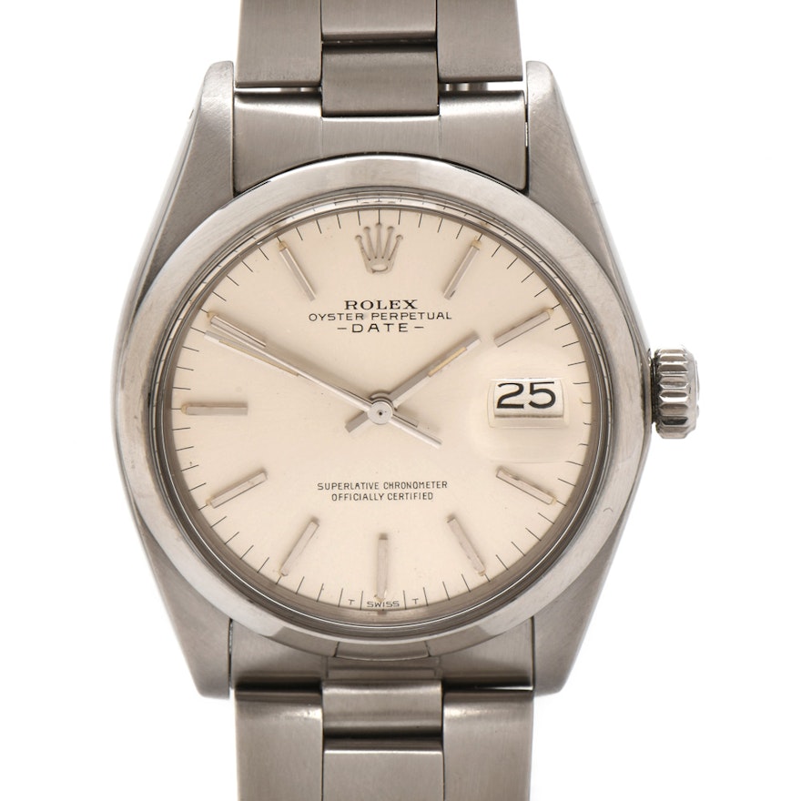 Rolex Oyster Perpetual Stainless Steel Wristwatch, Circa 1978