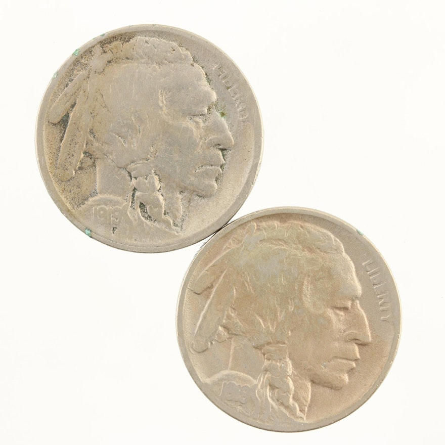 Better Dates 1919-D and 1919-S Buffalo Nickels