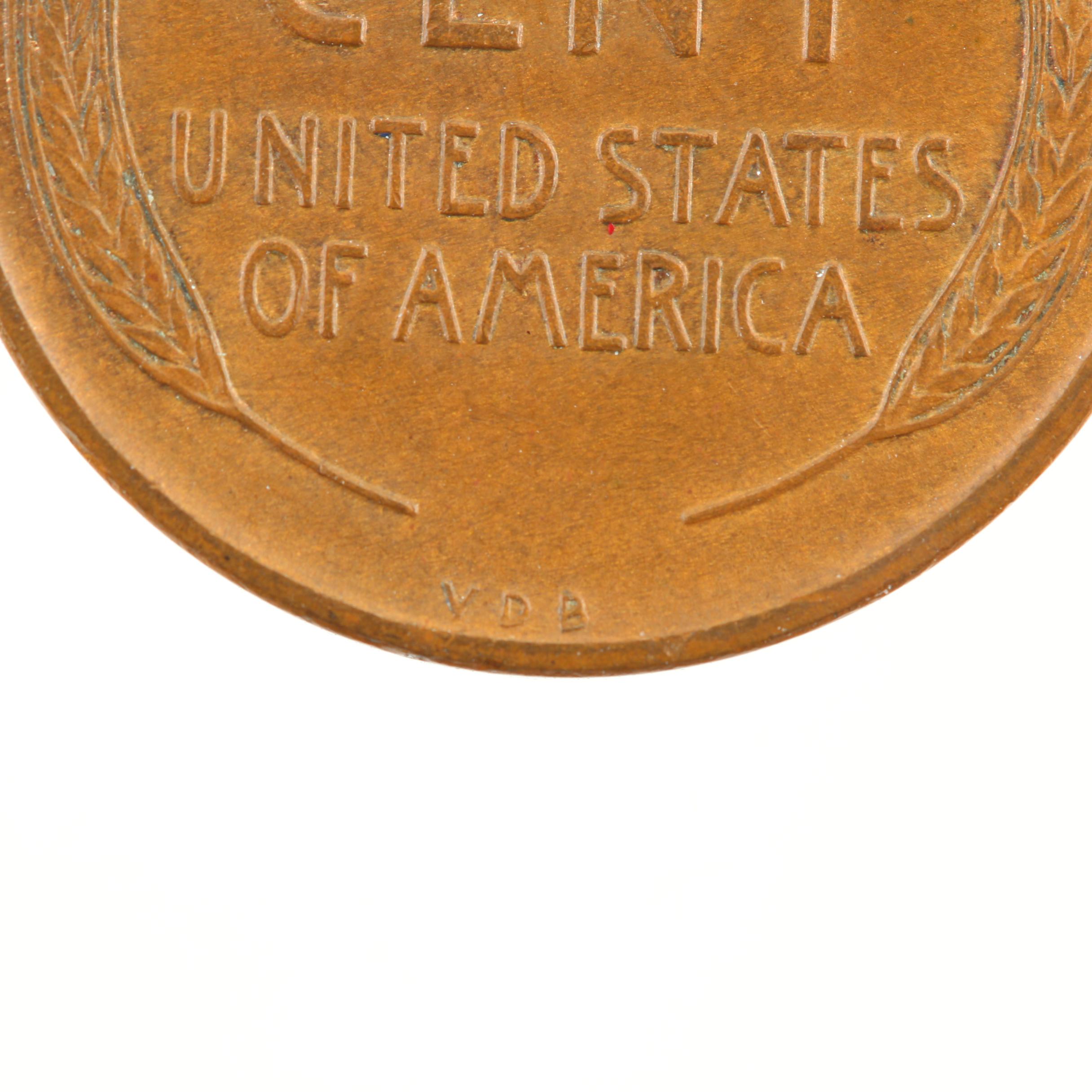 1909 VDB Lincoln Wheat Cent