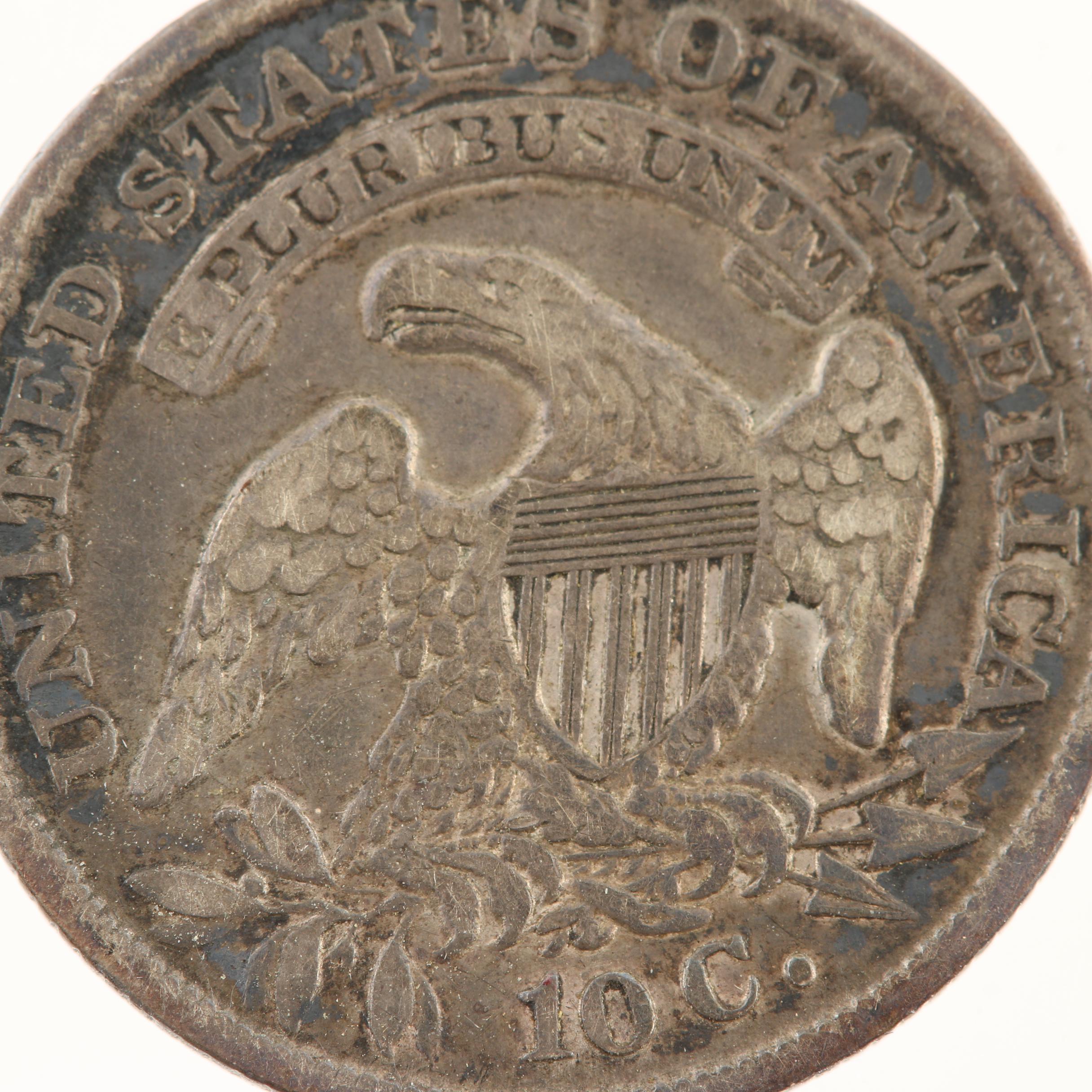 1836 Capped Bust Silver Dime