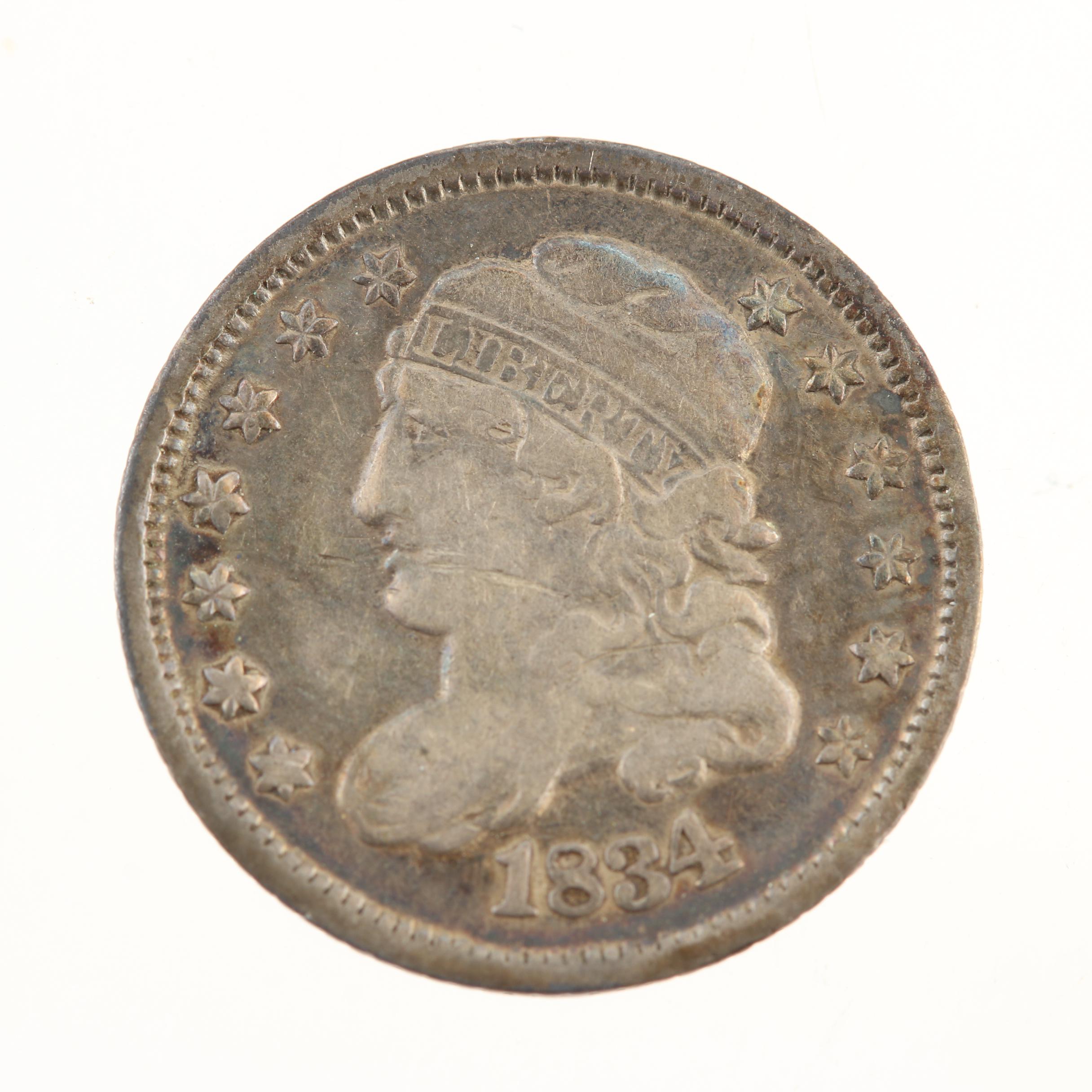 1834 Capped Bust Silver Half Dime