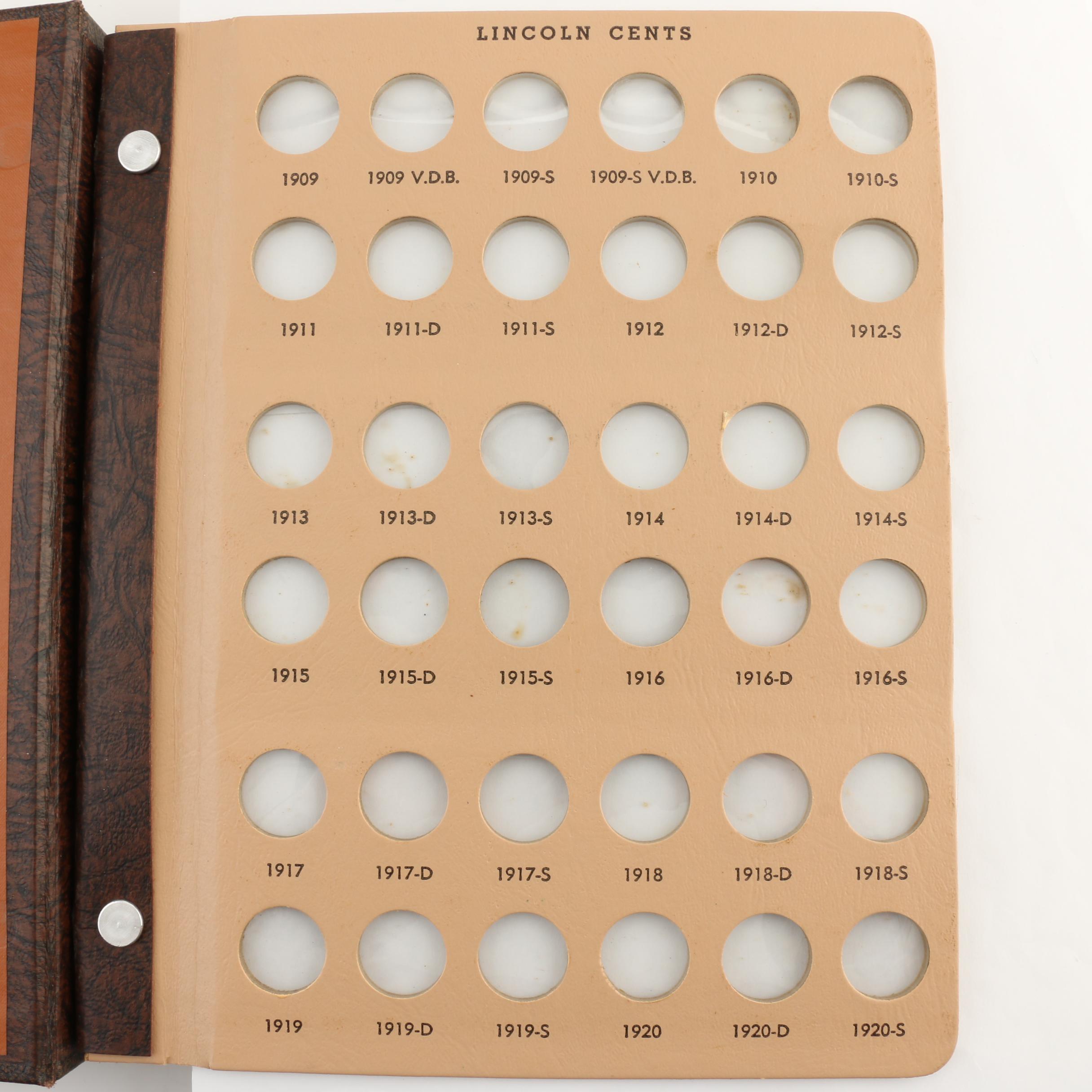 Dansco Album of Lincoln Cents