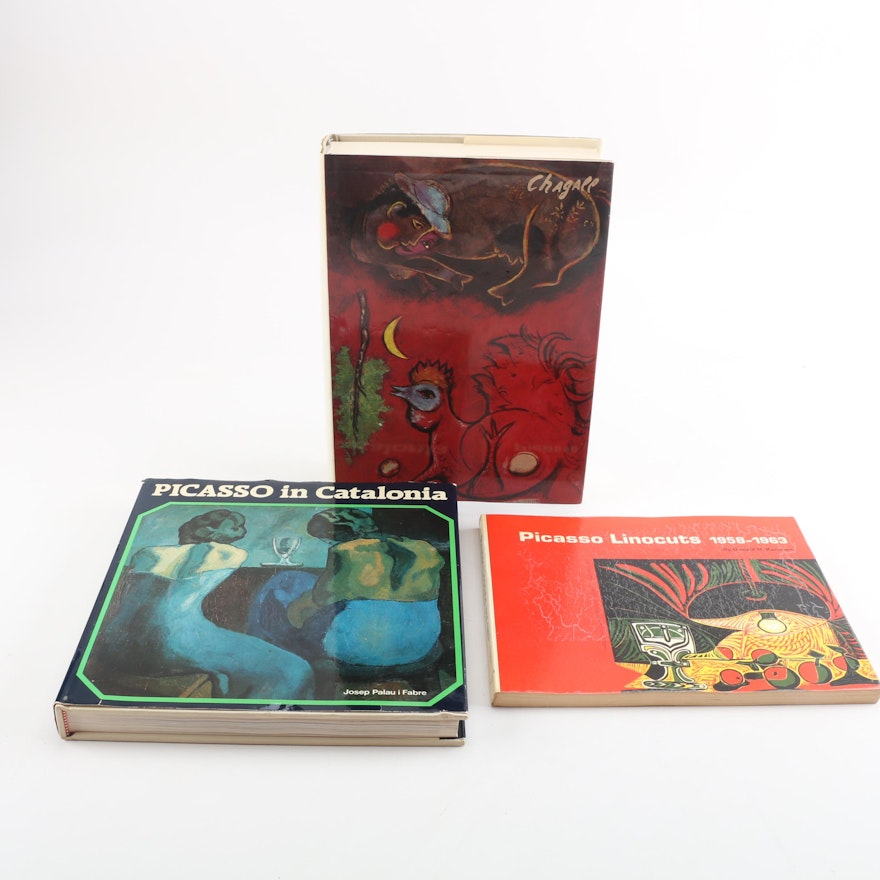 Art Books Featuring Picasso and Marc Chagall