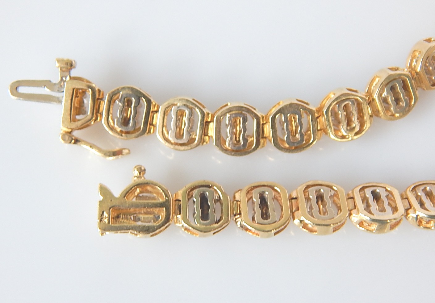 14K Yellow Gold 2.99 CTW Diamond Tennis Bracelet