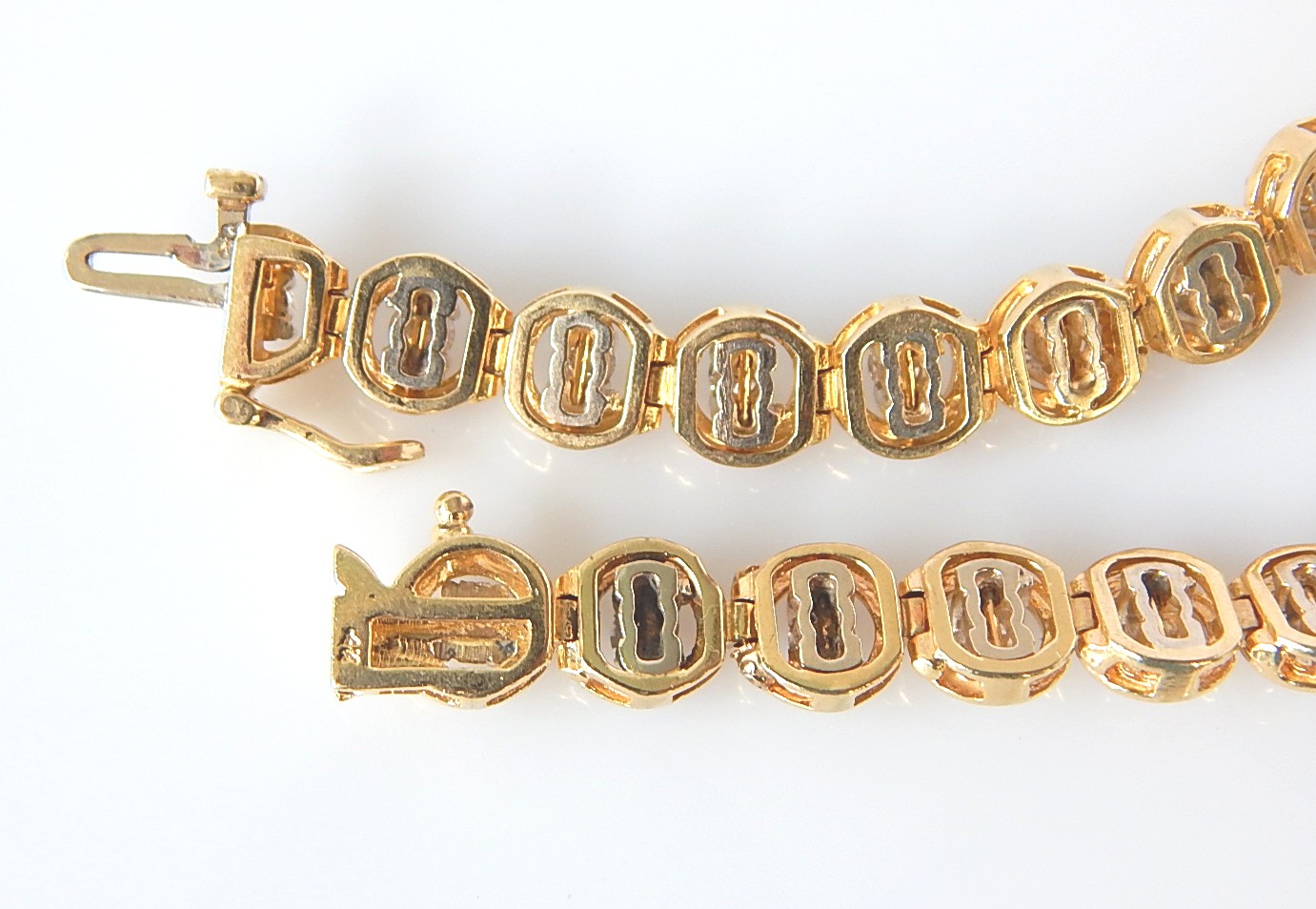 14K Yellow Gold 2.99 CTW Diamond Tennis Bracelet