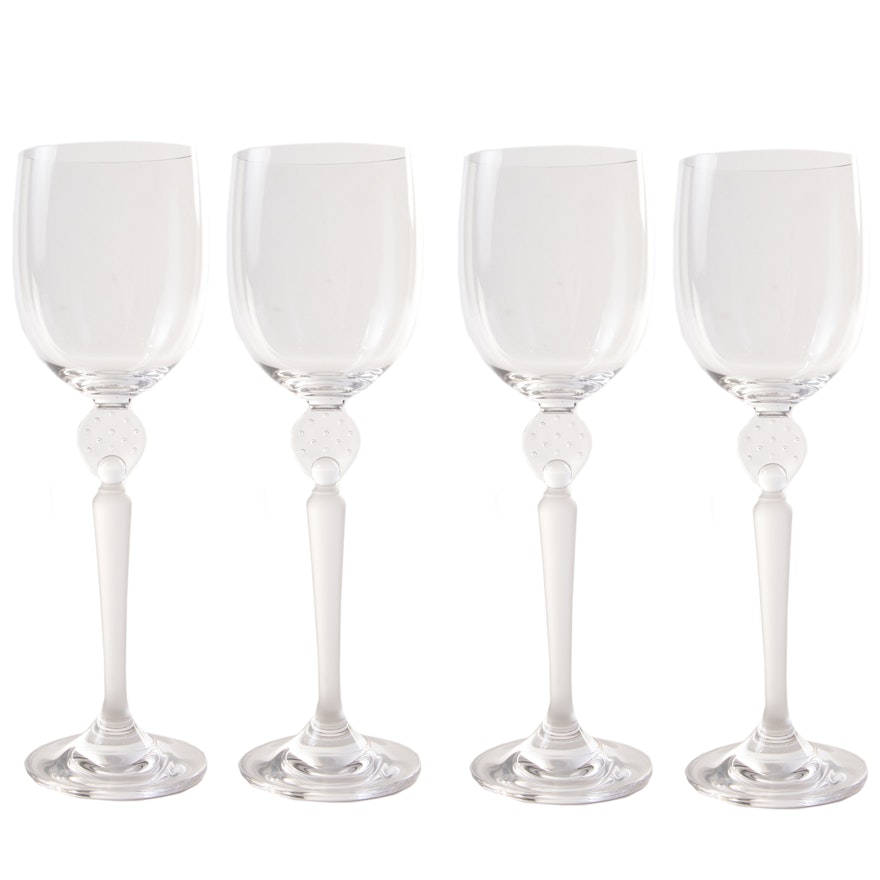 Contemporary Crystal Wine Glasses