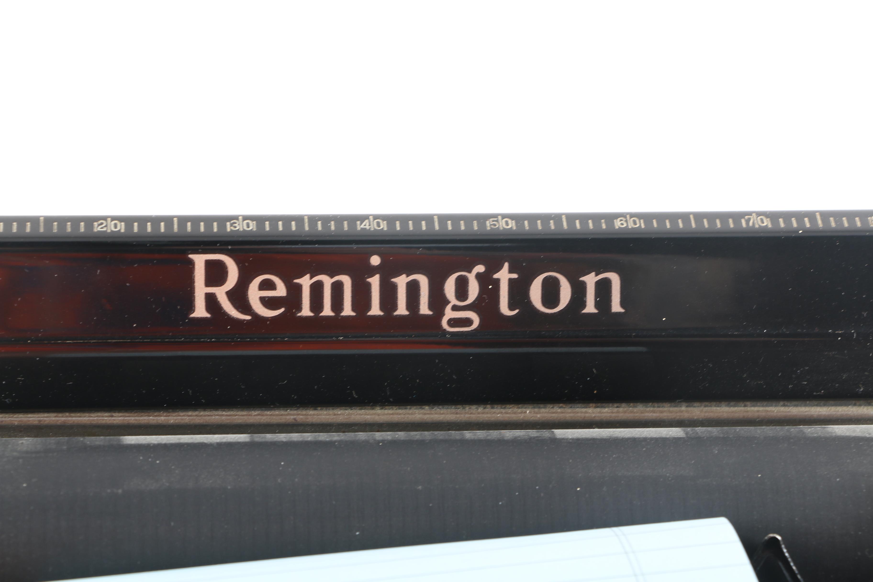 1940 Remington Rand Model 1 Portable Typewriter