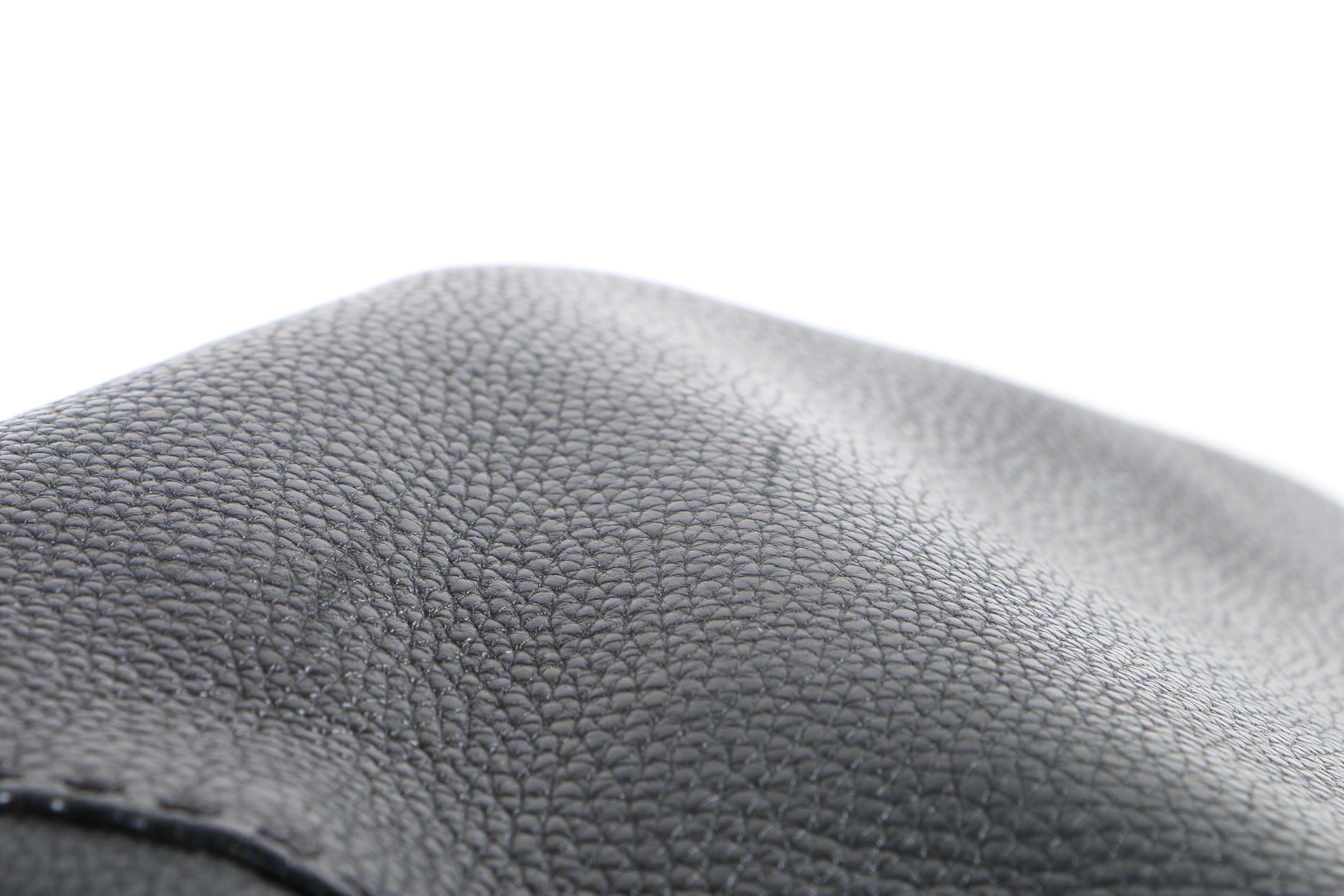 Prada Black Leather Shoulder Bag with Topstitching