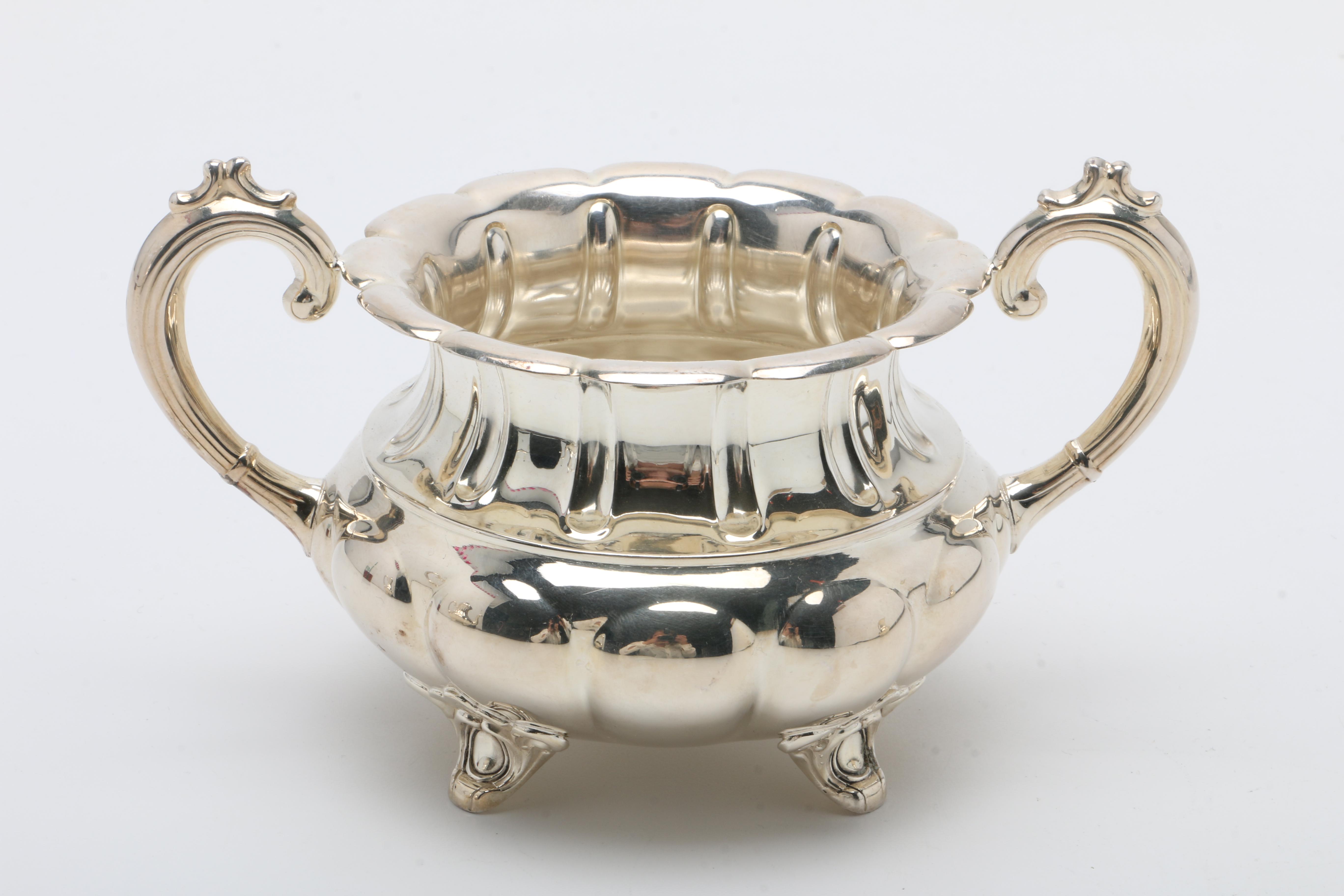 Vintage Norwegian 830 Silver Three Piece Coffee Set