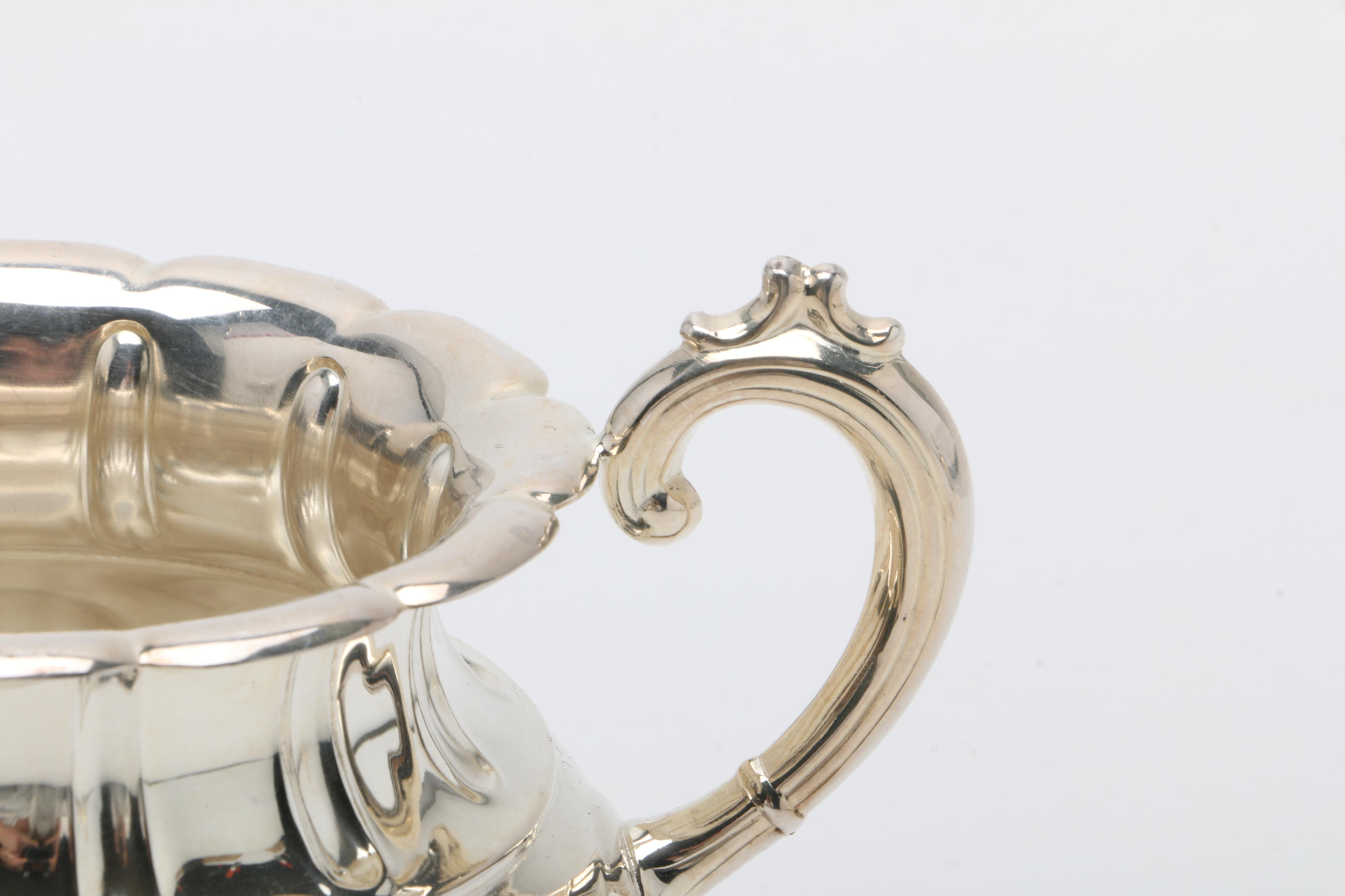 Vintage Norwegian 830 Silver Three Piece Coffee Set