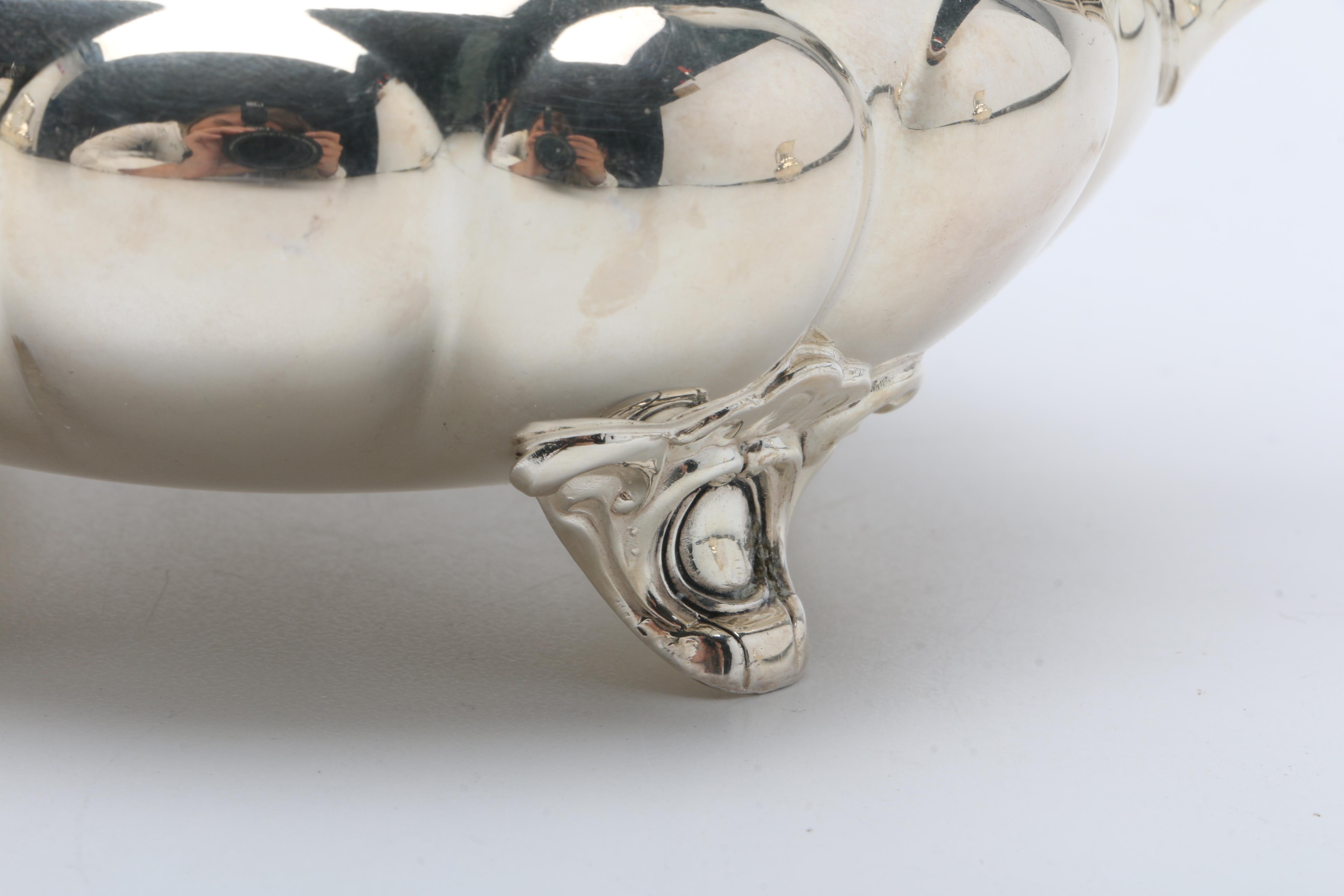 Vintage Norwegian 830 Silver Three Piece Coffee Set