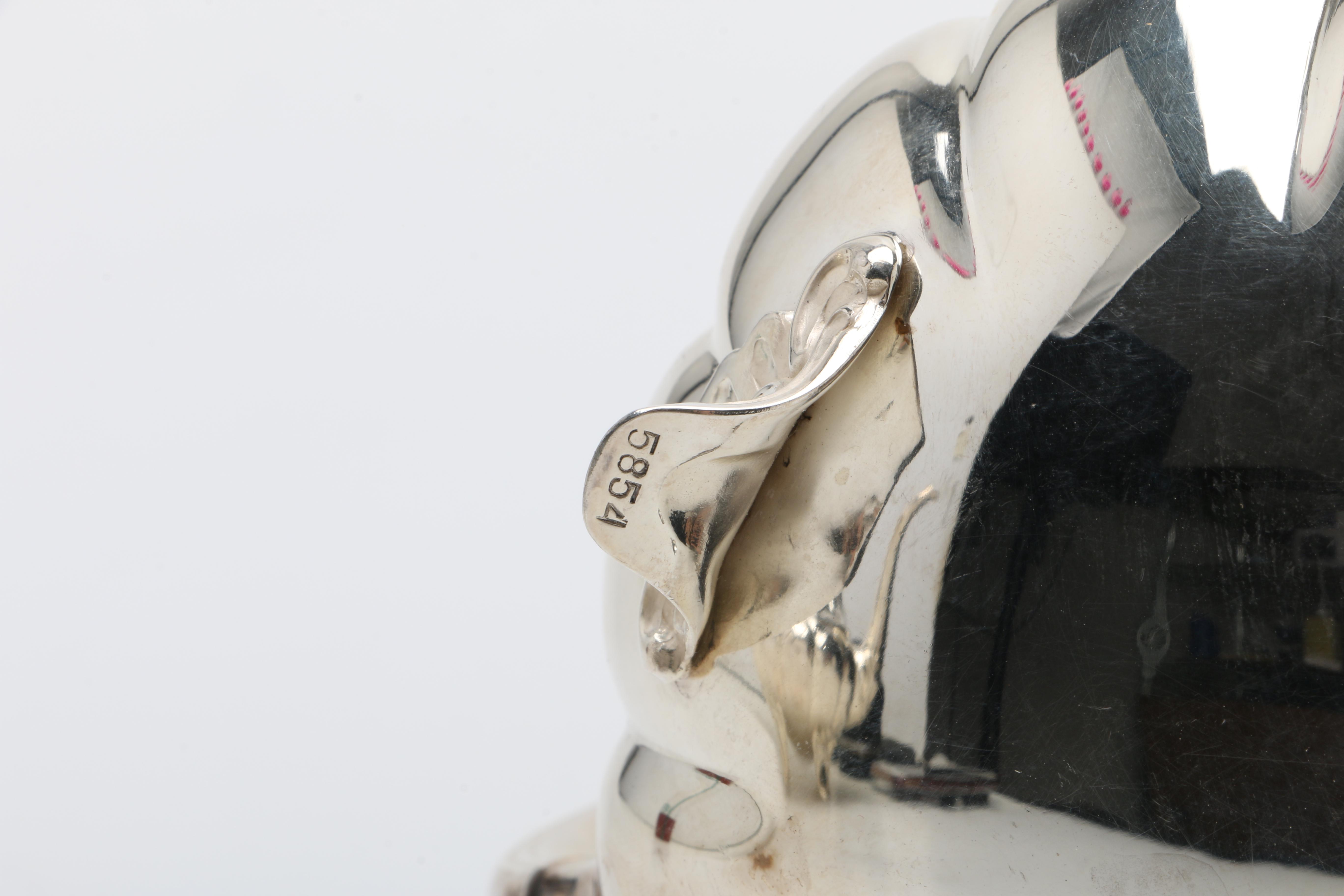 Vintage Norwegian 830 Silver Three Piece Coffee Set