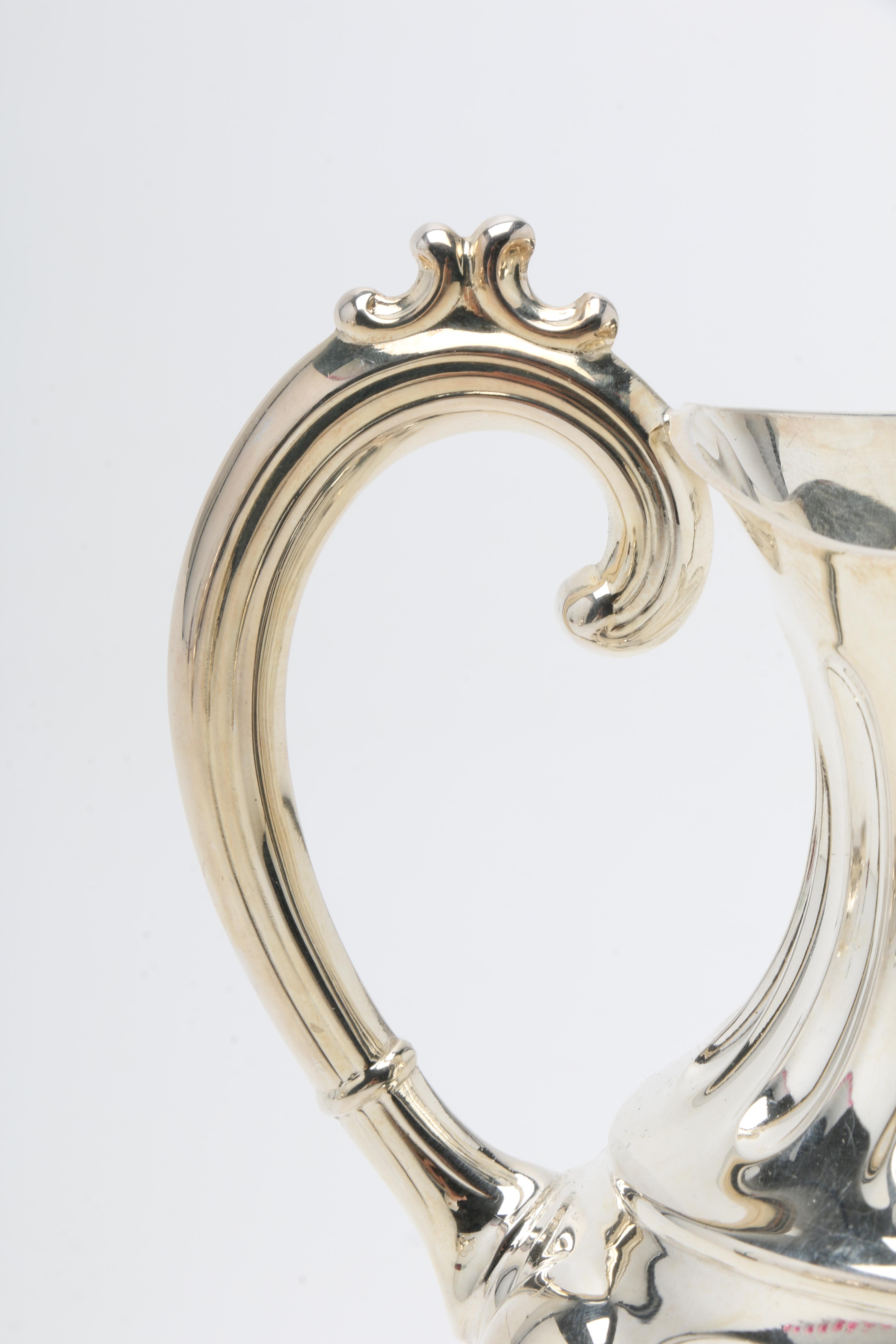 Vintage Norwegian 830 Silver Three Piece Coffee Set