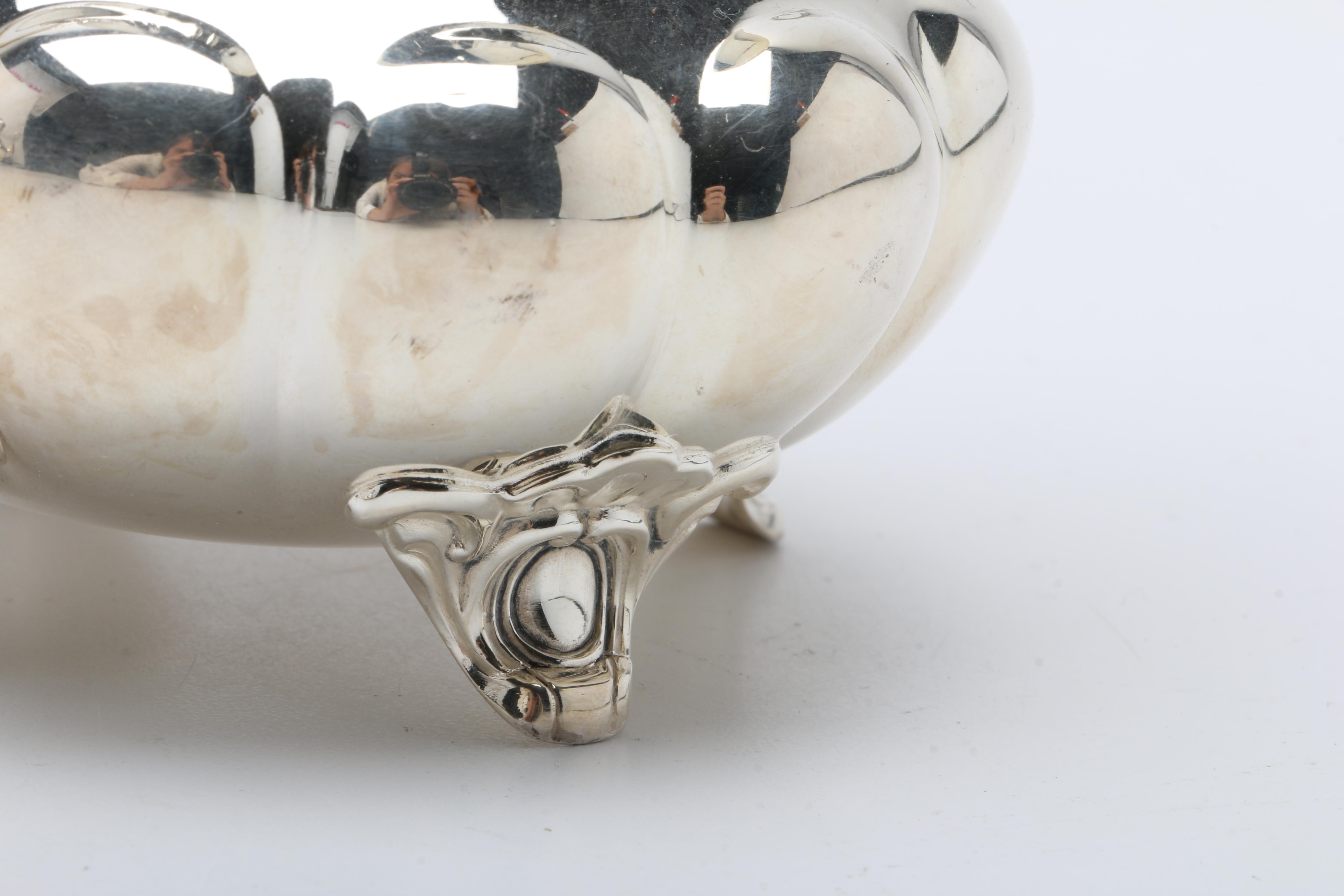 Vintage Norwegian 830 Silver Three Piece Coffee Set