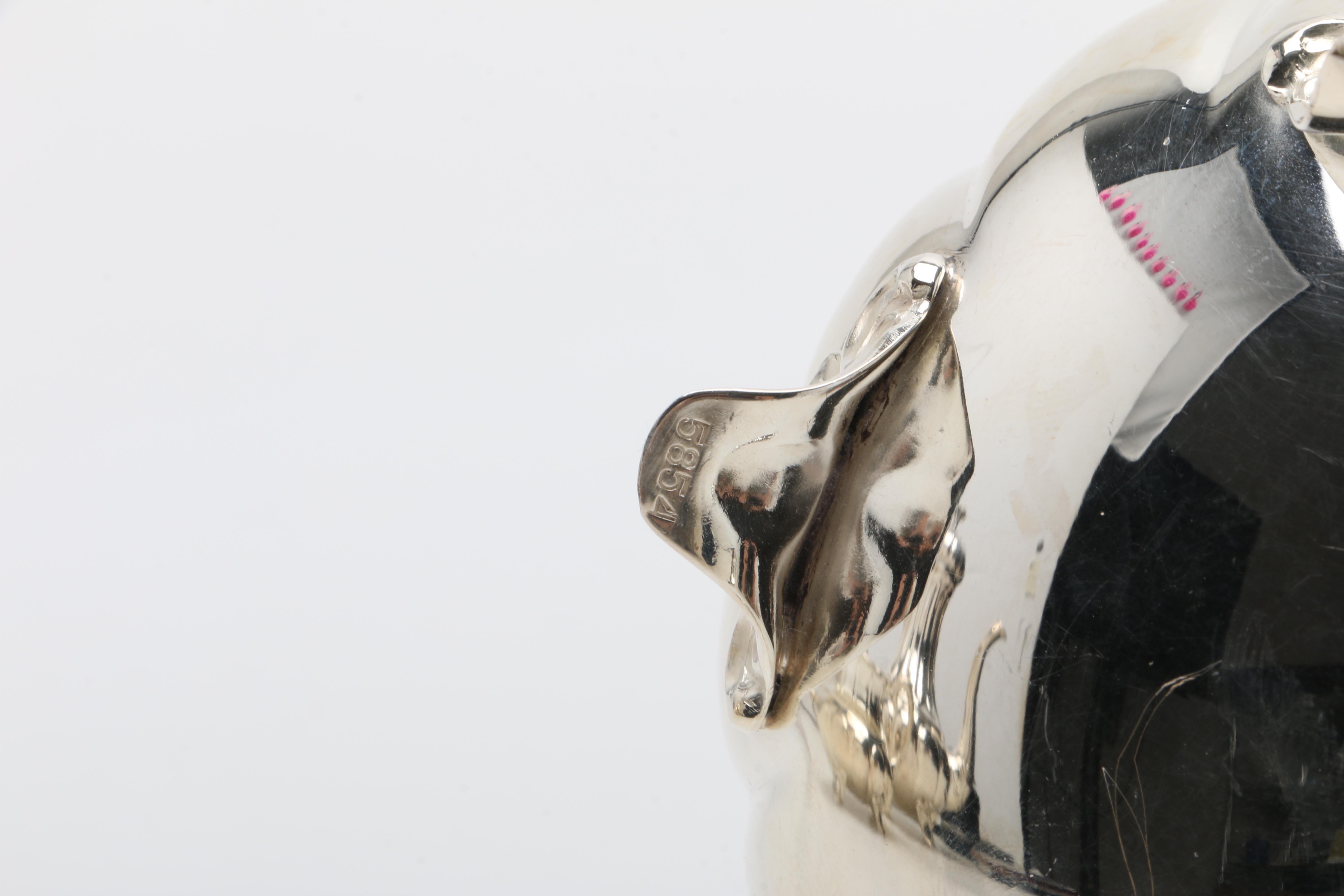 Vintage Norwegian 830 Silver Three Piece Coffee Set