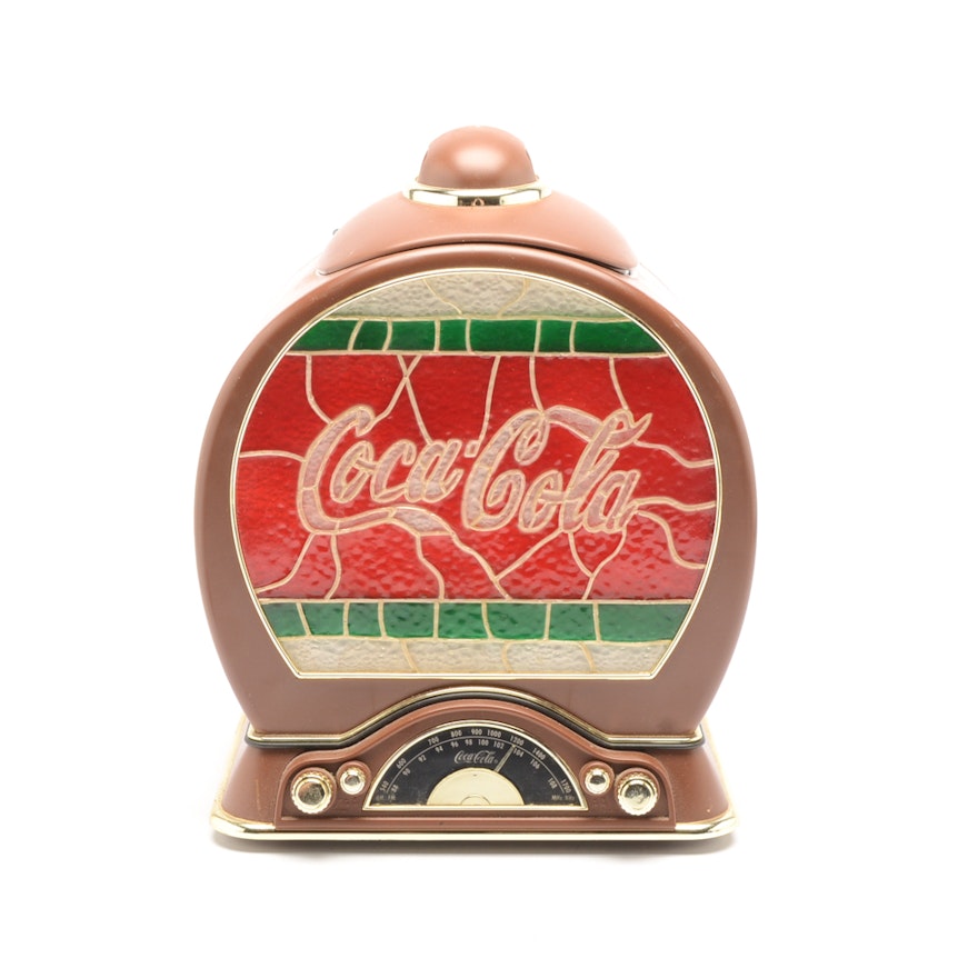 Contemporary Art Deco Style Coca-Cola Tabletop Radio