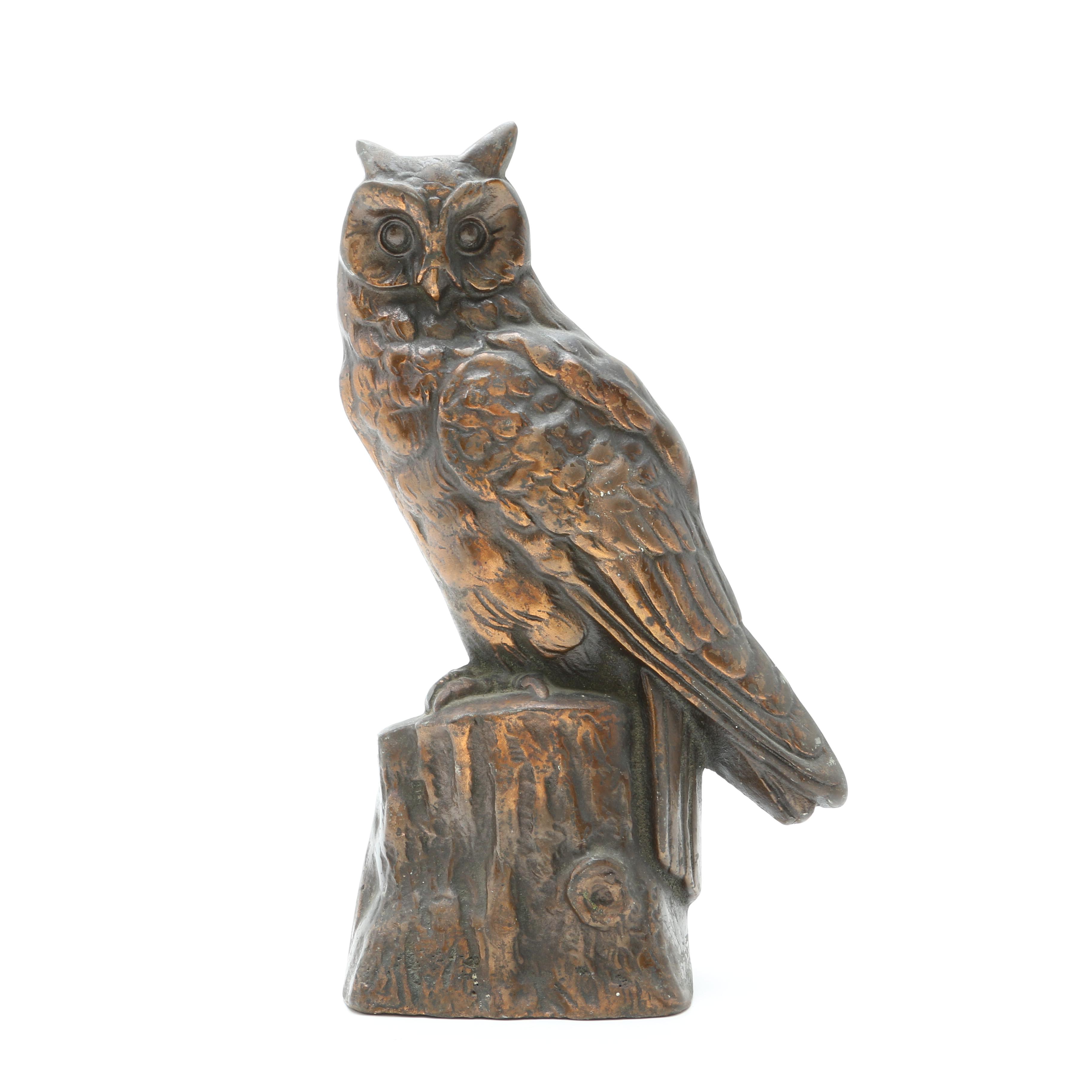Judd Company Cast-Iron Owl Doorstop