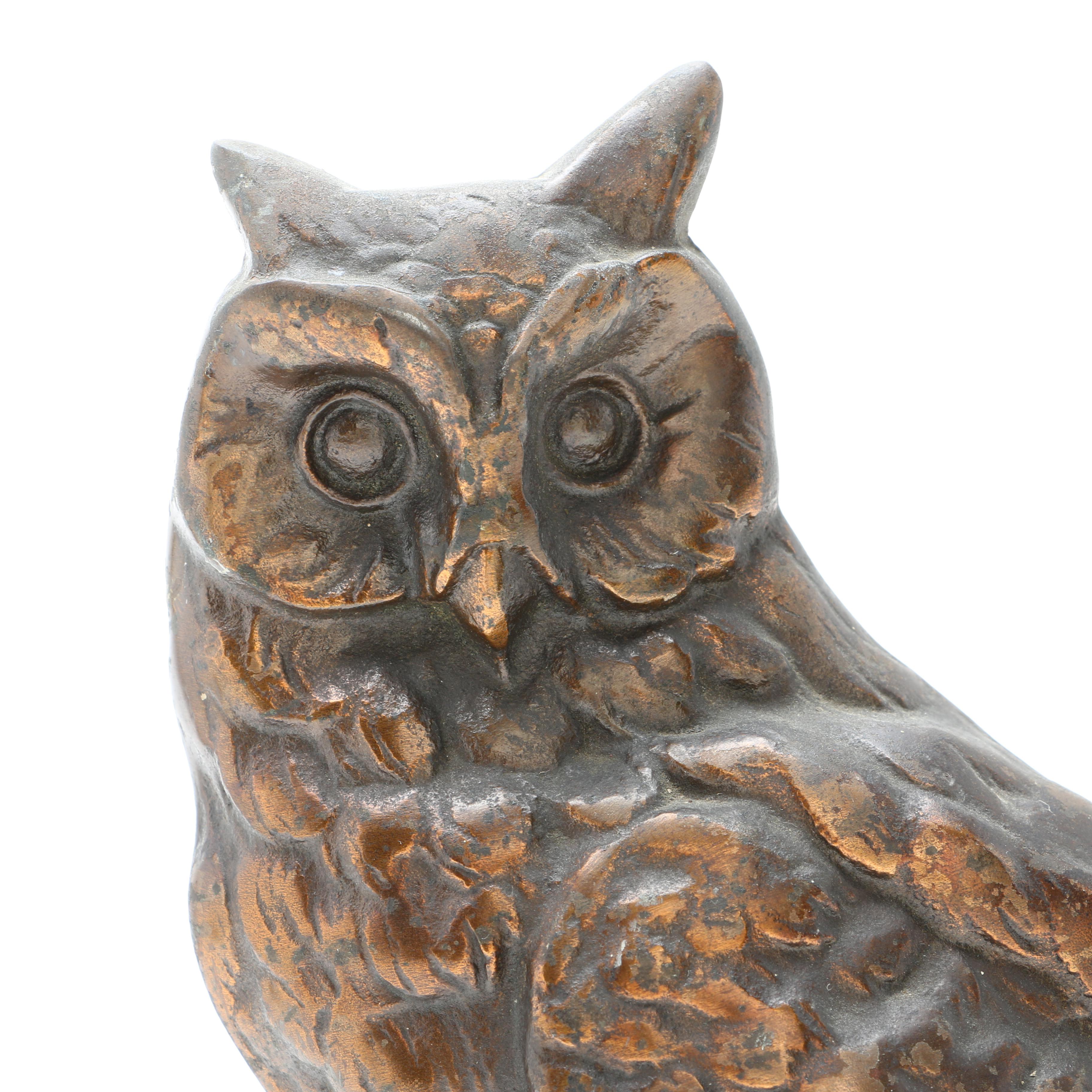 Judd Company Cast-Iron Owl Doorstop