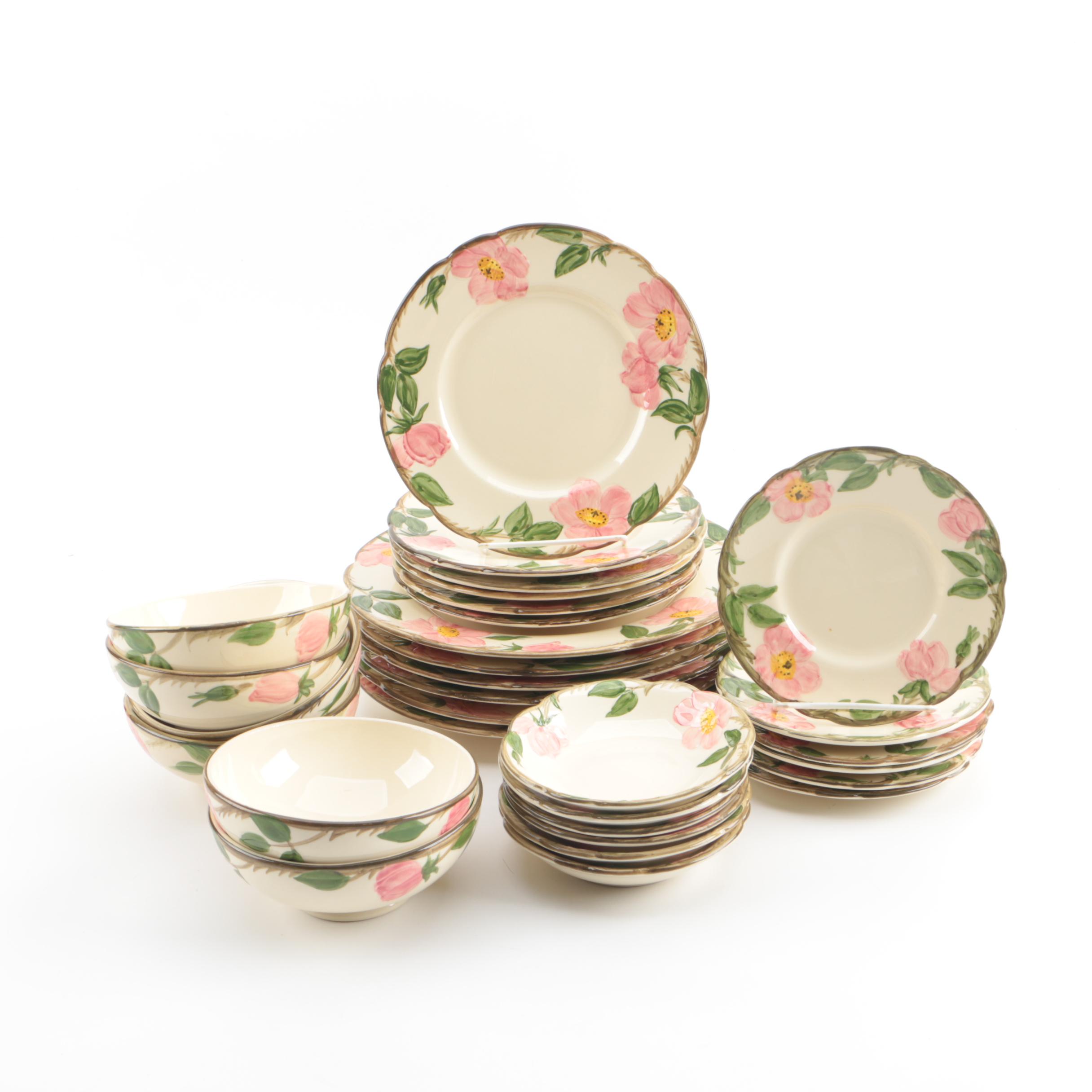 Franciscan "Desert Rose" Earthenware Dinnerware Service for Six