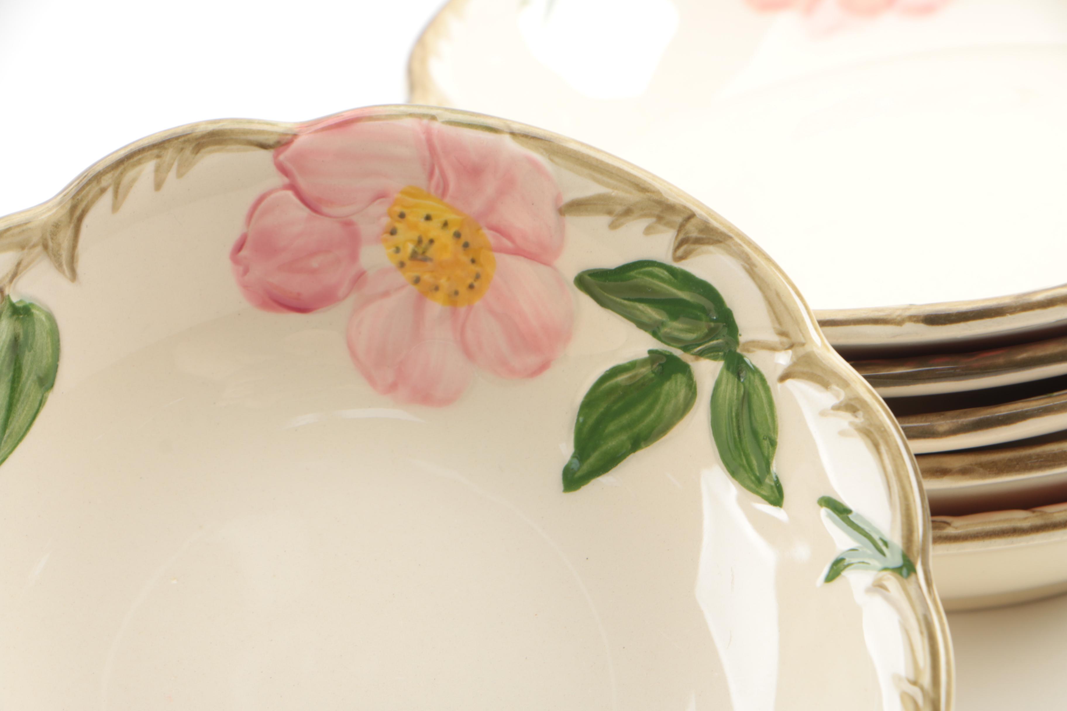 Franciscan "Desert Rose" Earthenware Dinnerware Service for Six