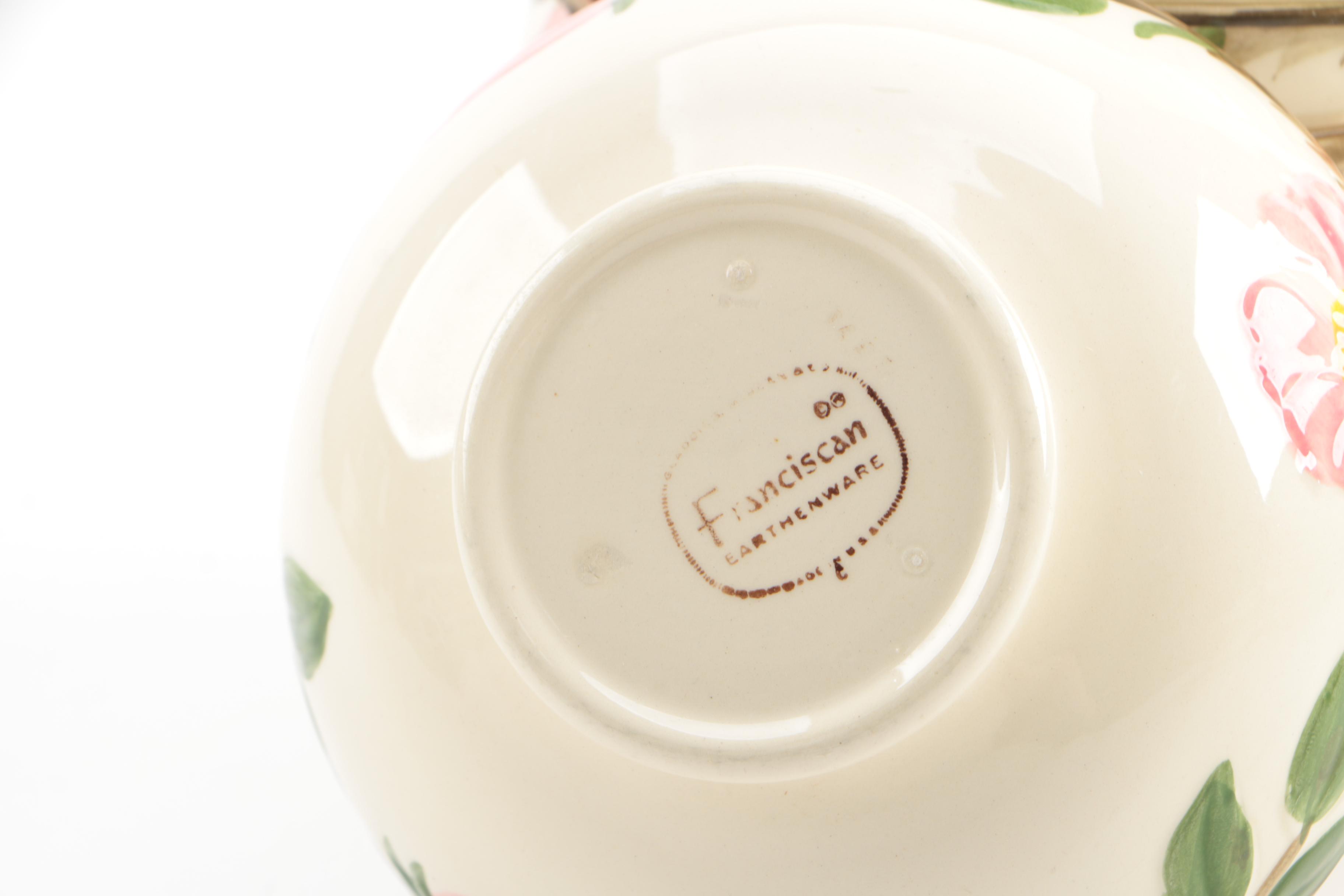 Franciscan "Desert Rose" Earthenware Dinnerware Service for Six