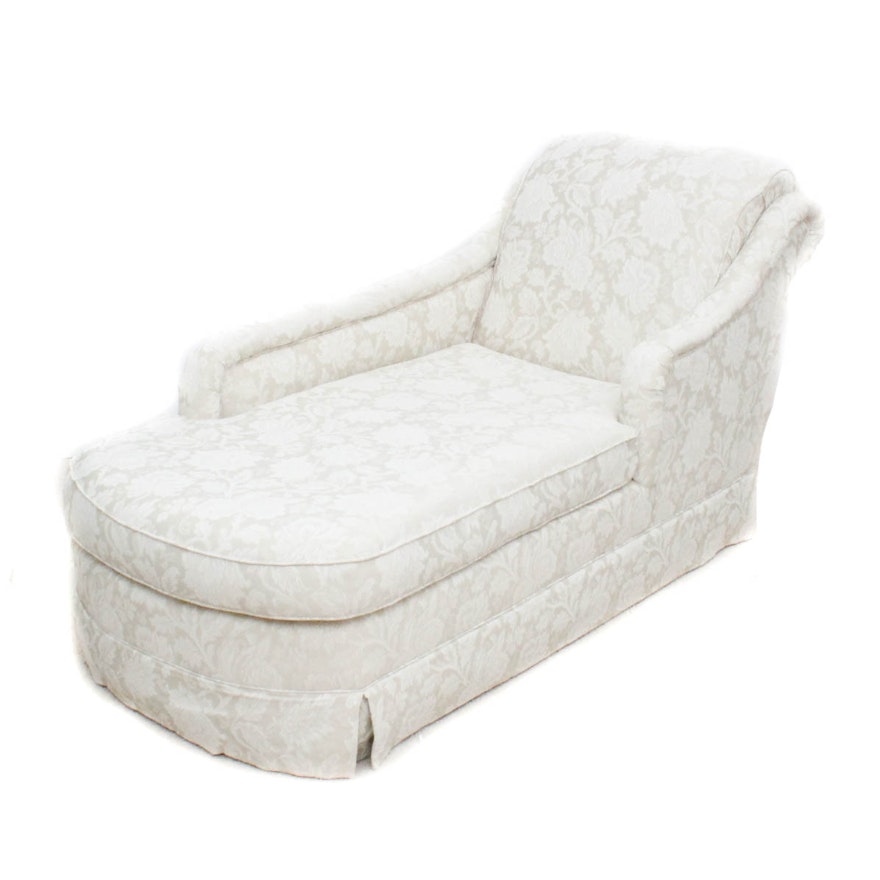 Contemporary Upholstered Chaise Lounge