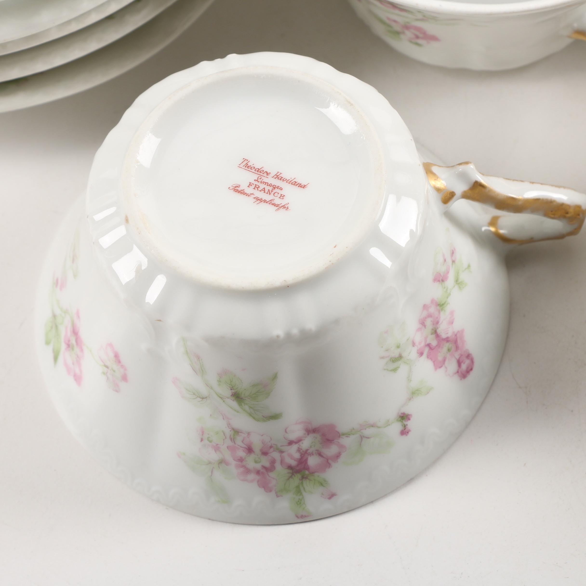 Vintage Theodore Haviland Limoges Porcelain Dinnerware ca. 1903-25