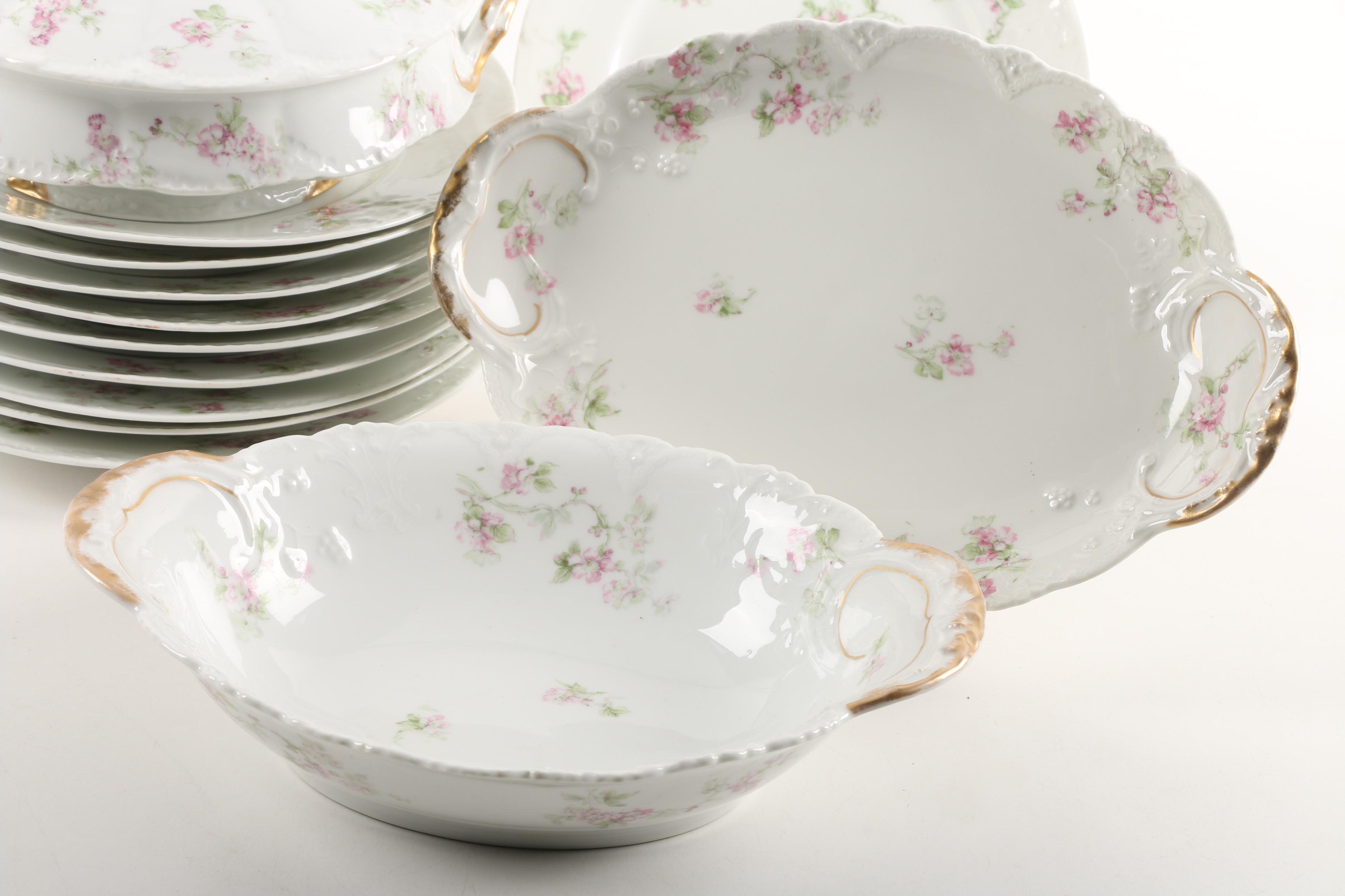 Vintage Theodore Haviland Limoges Porcelain Dinnerware ca. 1903-25