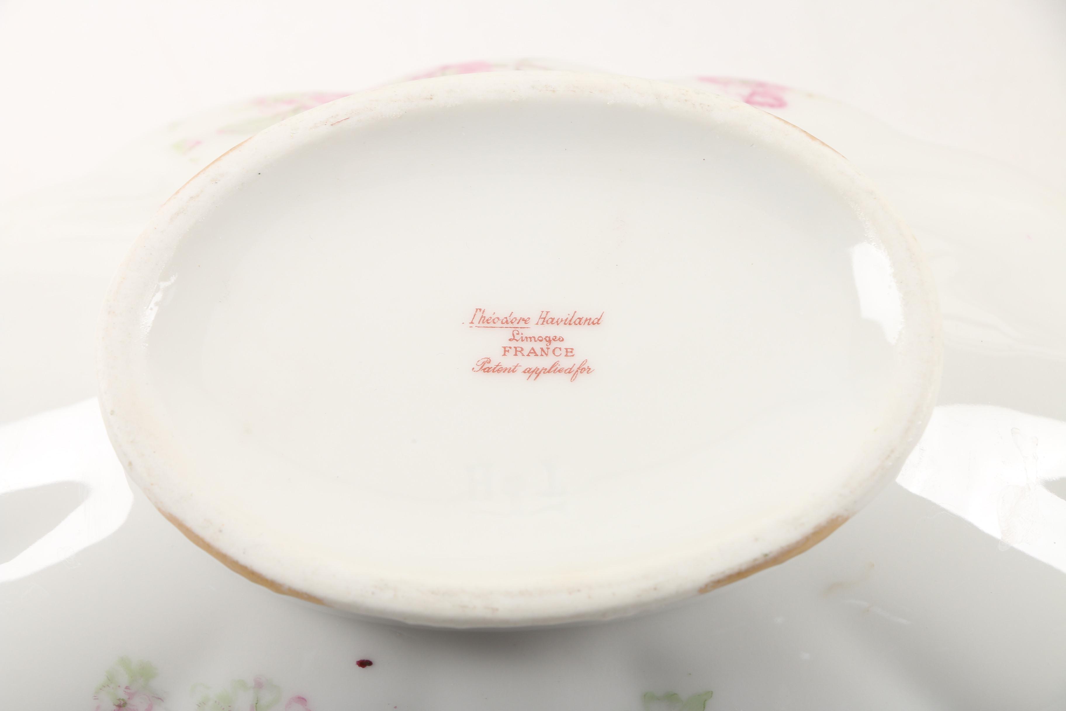 Vintage Theodore Haviland Limoges Porcelain Dinnerware ca. 1903-25