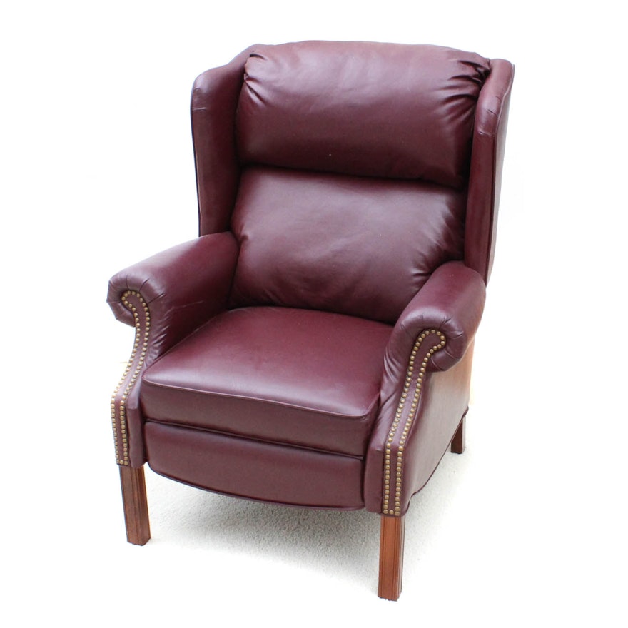 Leather Wingback Recliner