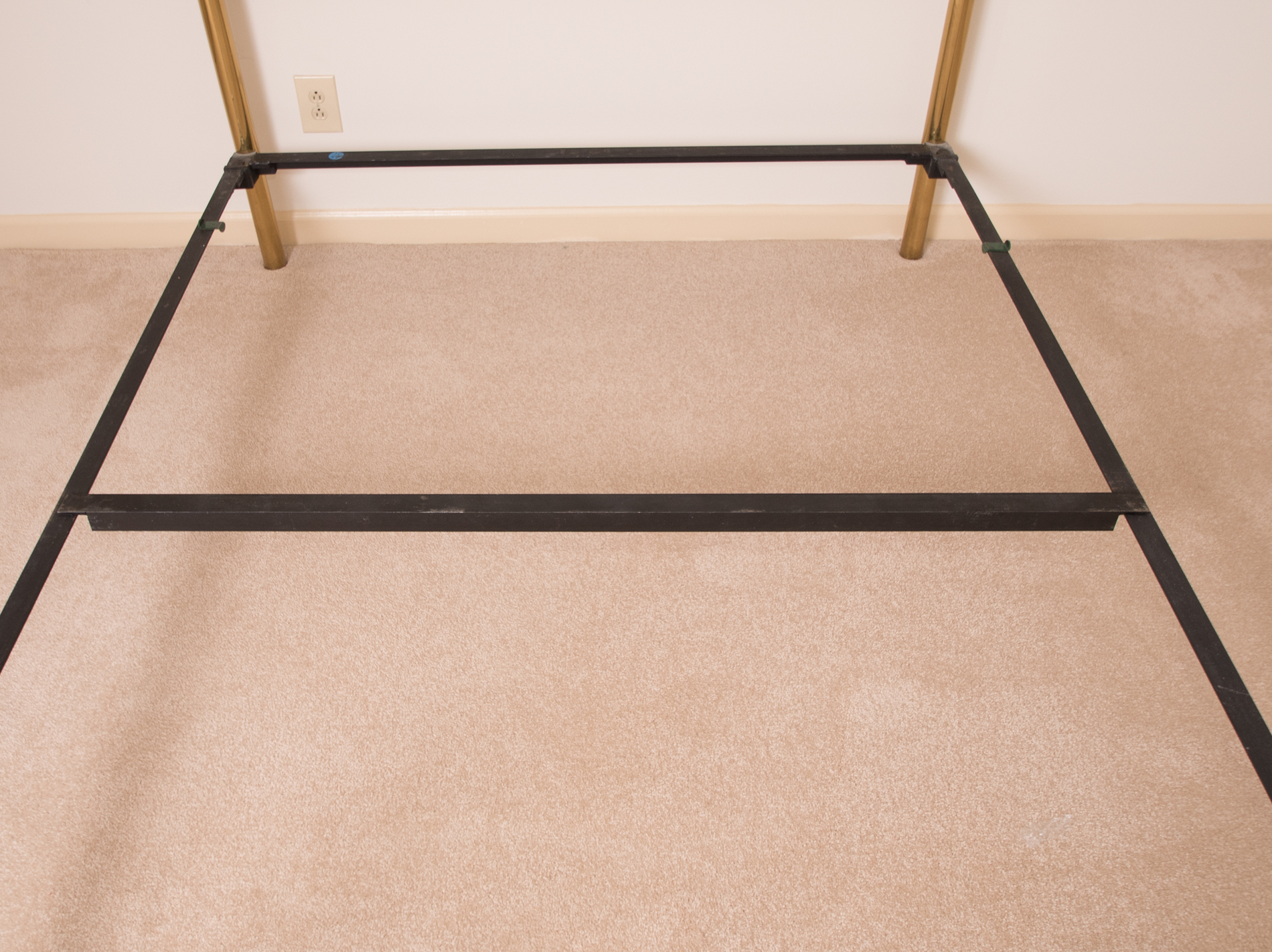 Vintage Queen Size Brass Bed Frame