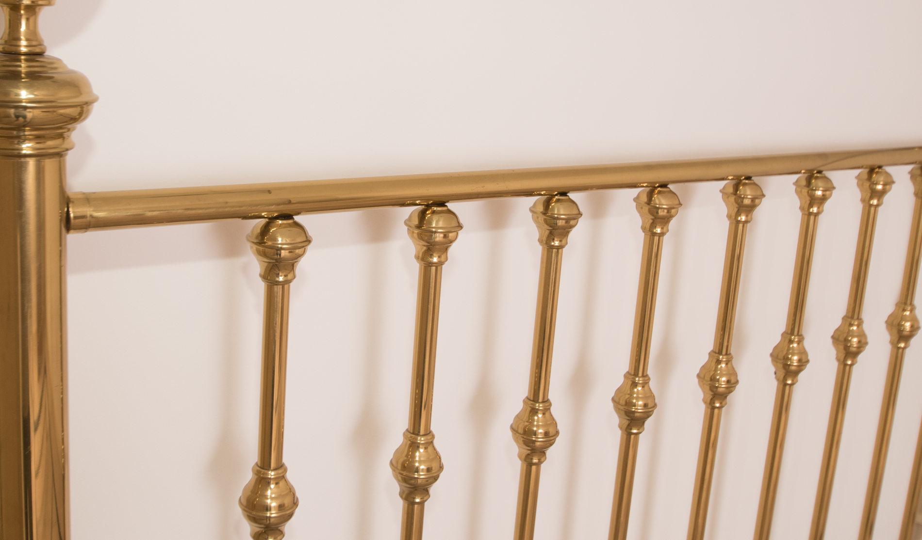 Vintage Queen Size Brass Bed Frame
