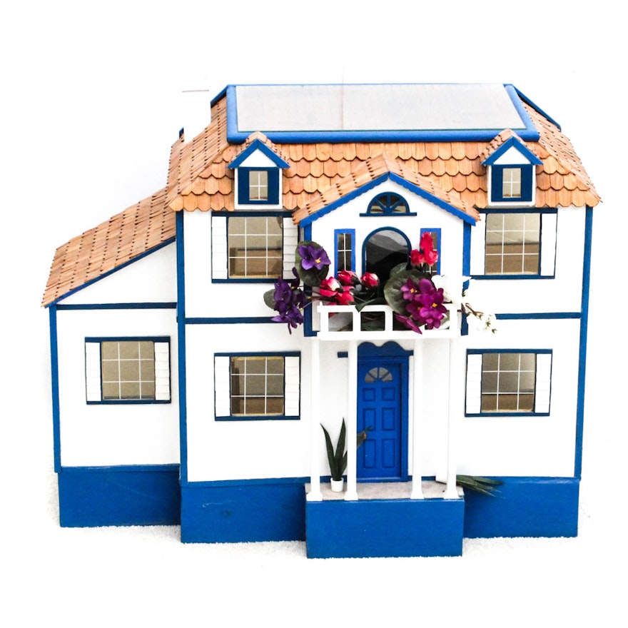 Hand Crafted Wooden Dollhouse