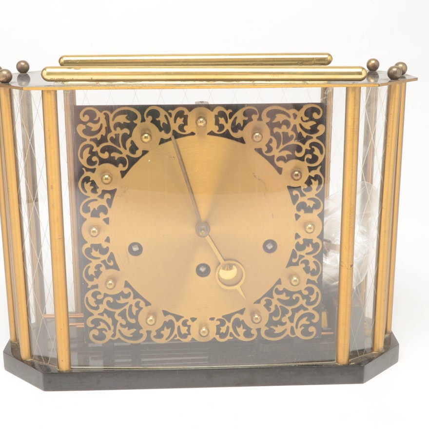 Mid-Century Mantel Clock by Franz Hermle