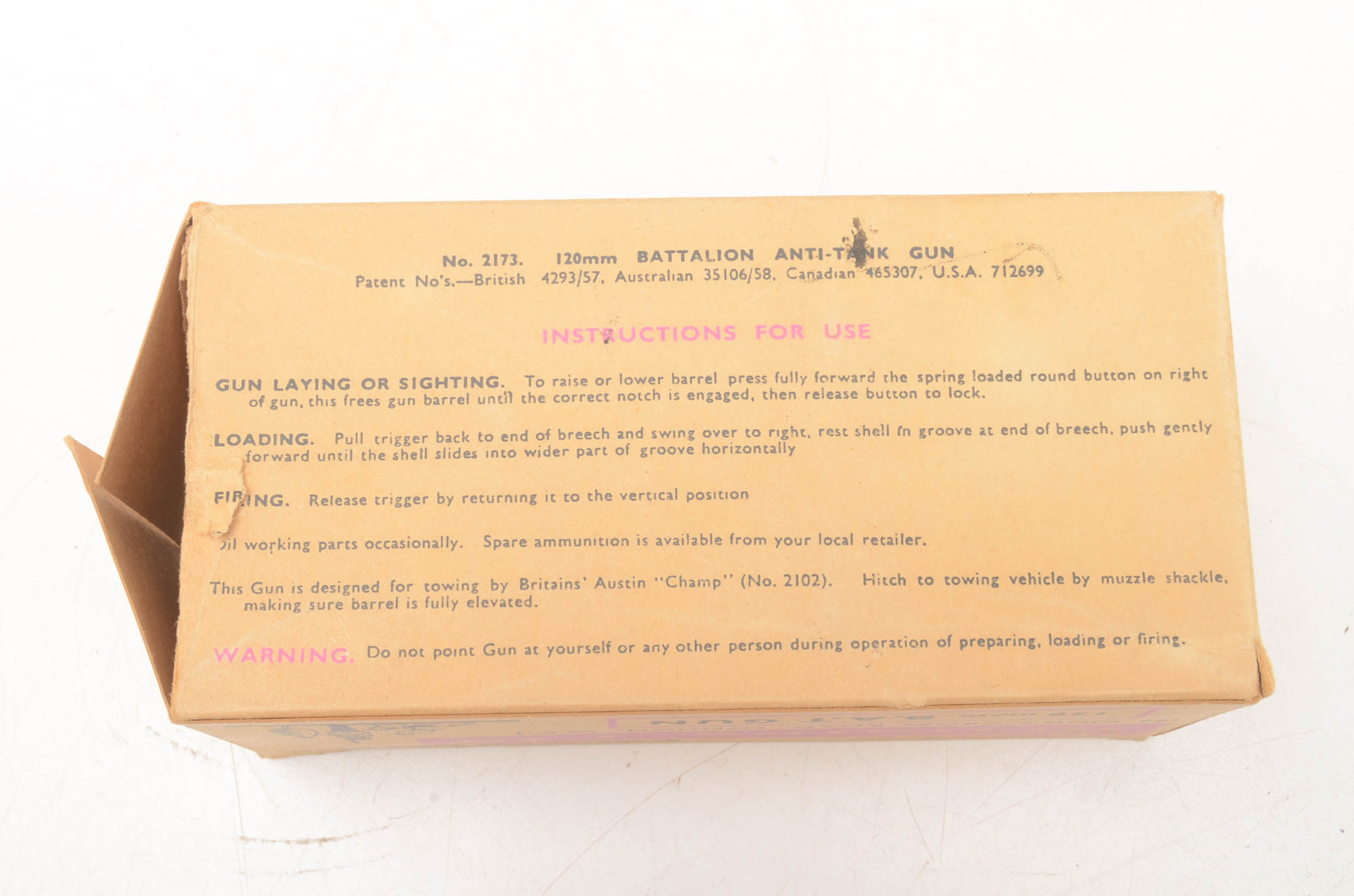 Collection of English Made Mid-Century Military Toys With Original Boxes