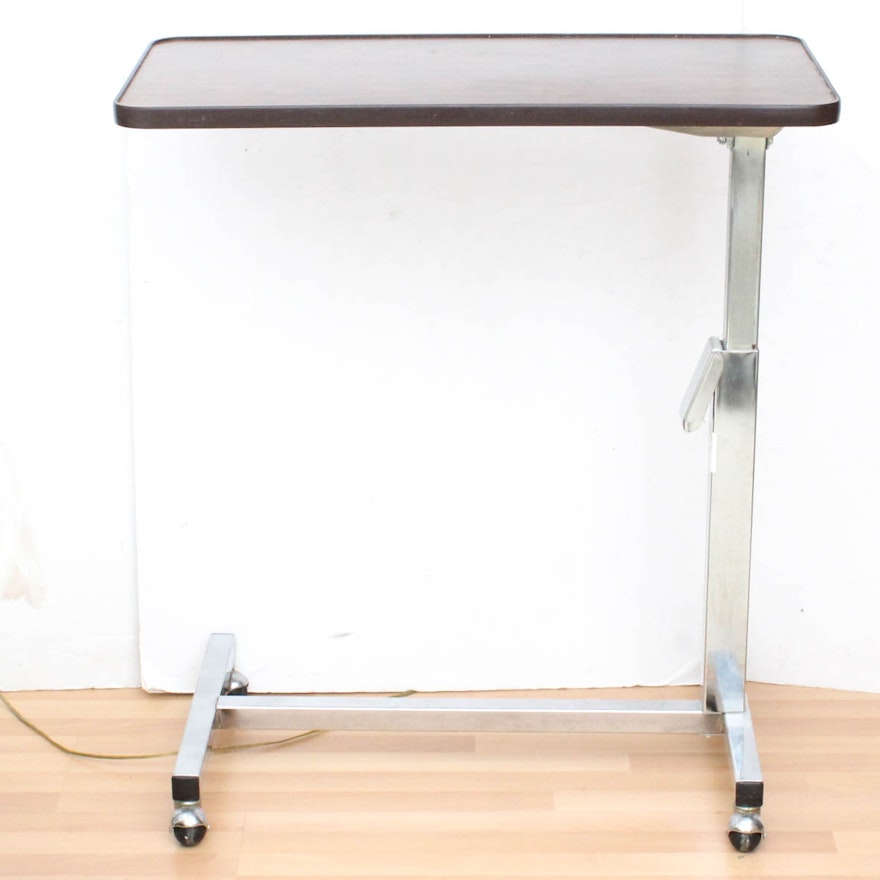 Adjustable Height Bedside Table