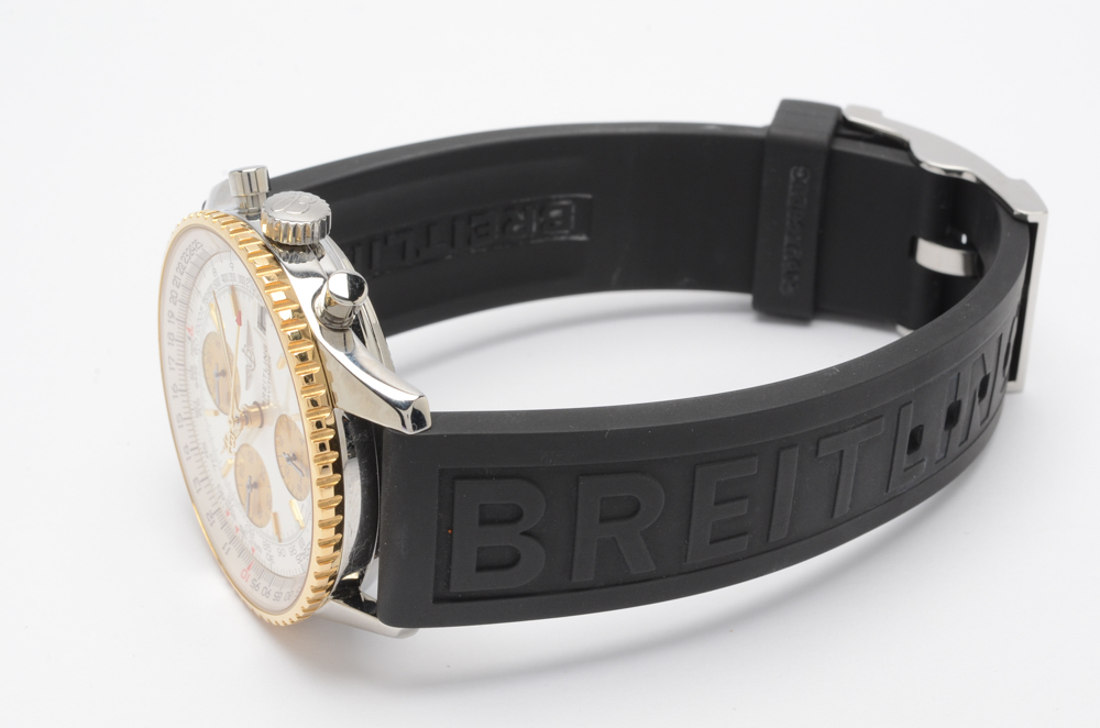 Breitling Navitimer 18K Yellow Gold Stainless Steel Automatic Chronograph