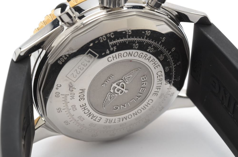 Breitling Navitimer 18K Yellow Gold Stainless Steel Automatic Chronograph