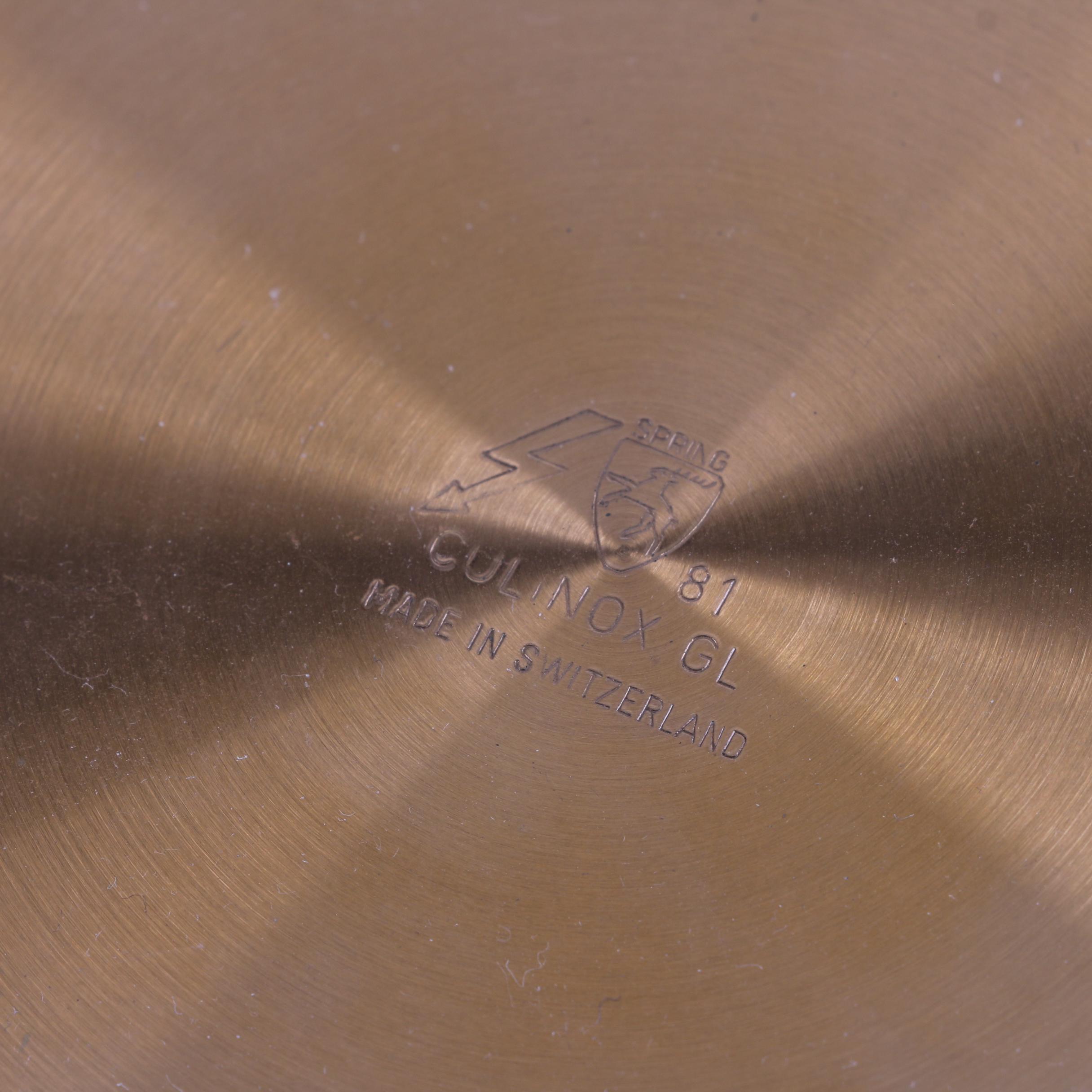 Vintage Spring Culinox Copper and Stainless Steel Pots and Pans